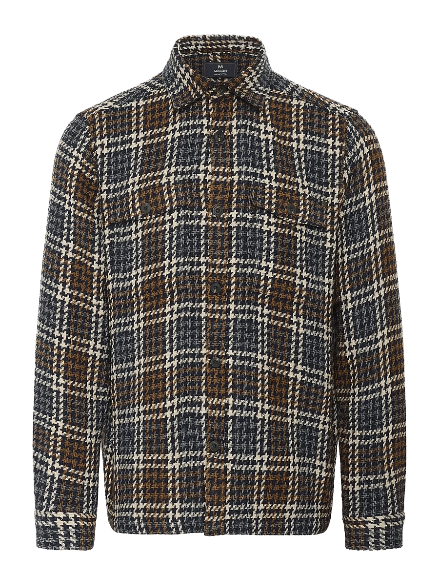 Matinique - MAglibbon Heritage - rutiga skjortor - dark navy - 1