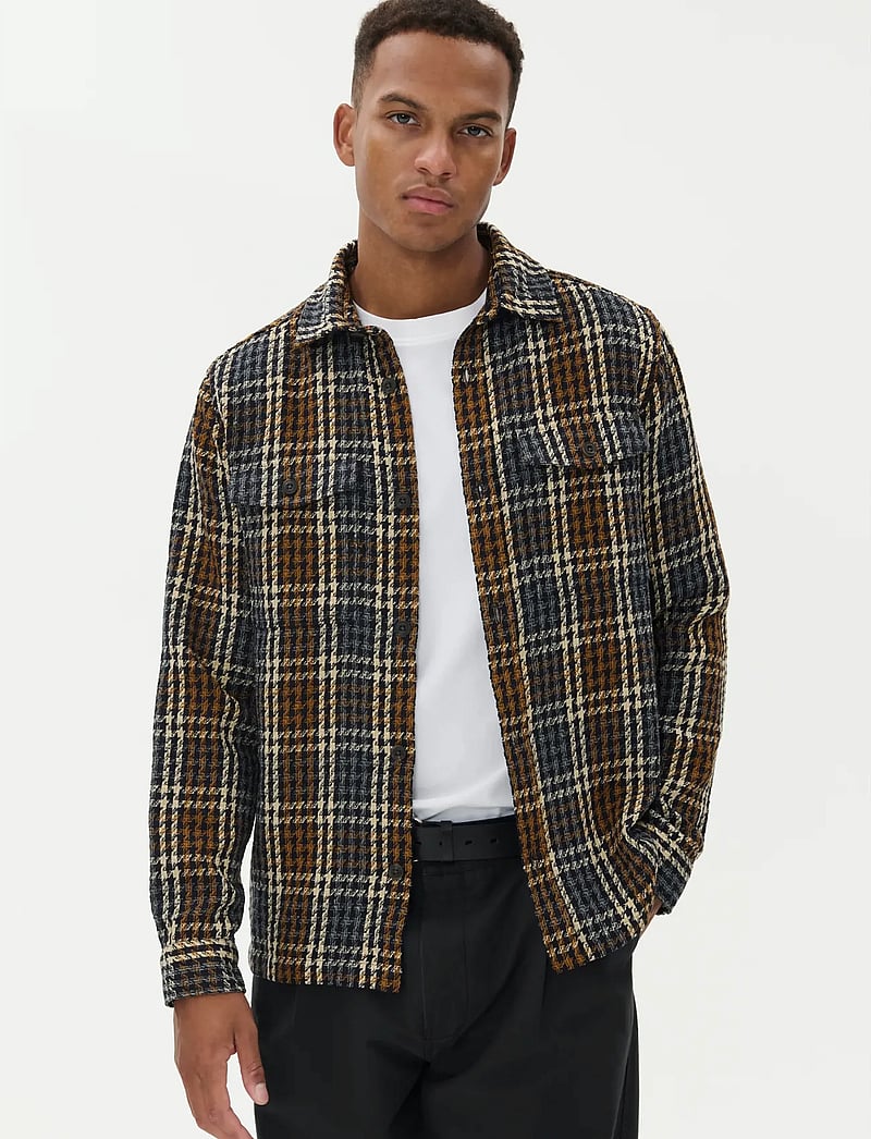 Matinique - MAglibbon Heritage - rutiga skjortor - dark navy - 0