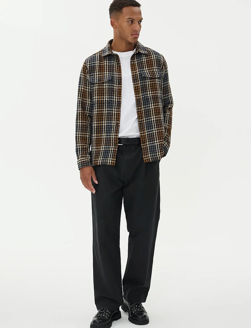 Matinique - MAglibbon Heritage - rutiga skjortor - dark navy - 2