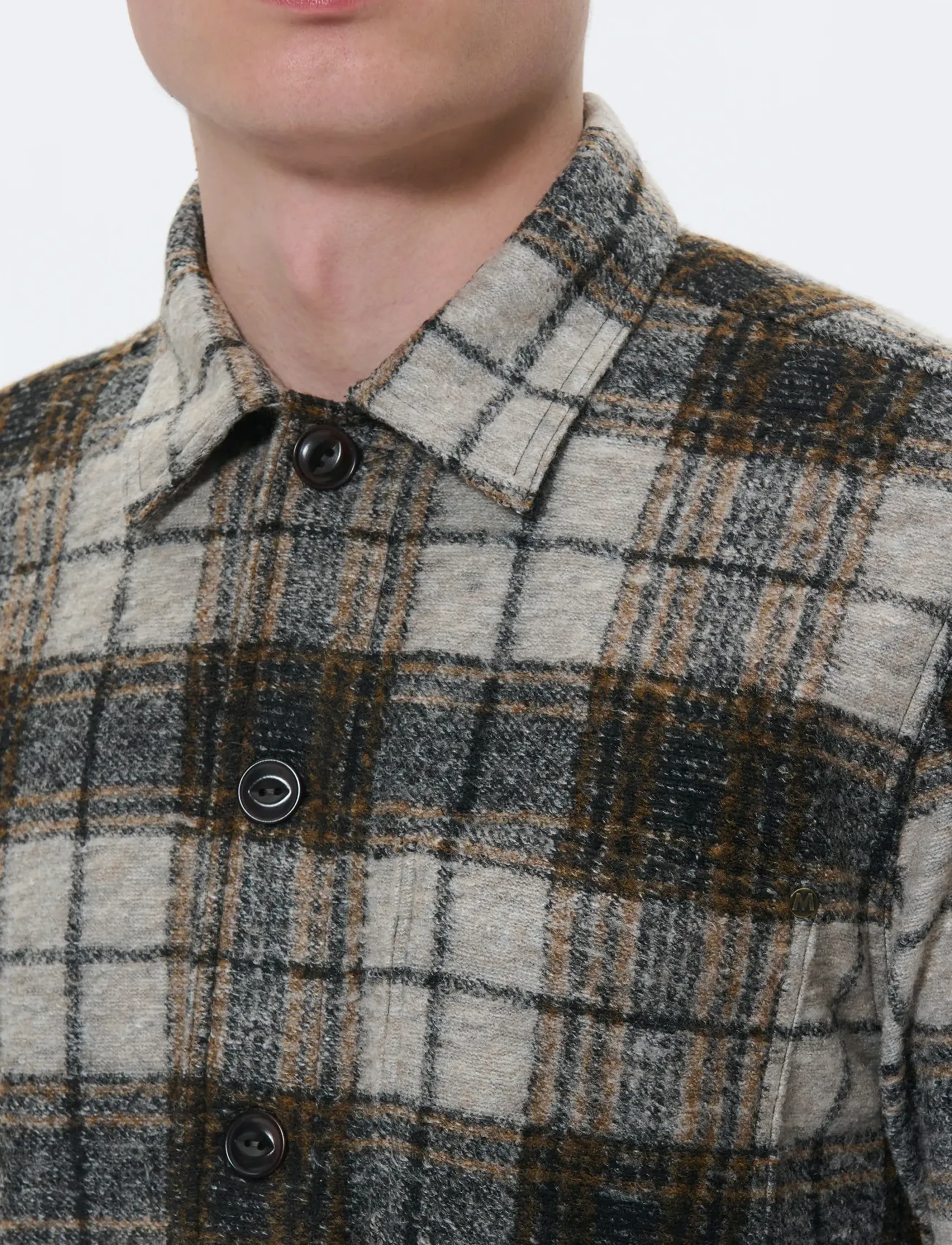 Matinique - MApelton N Heritage - casual skjorter - chocolate chip - 4