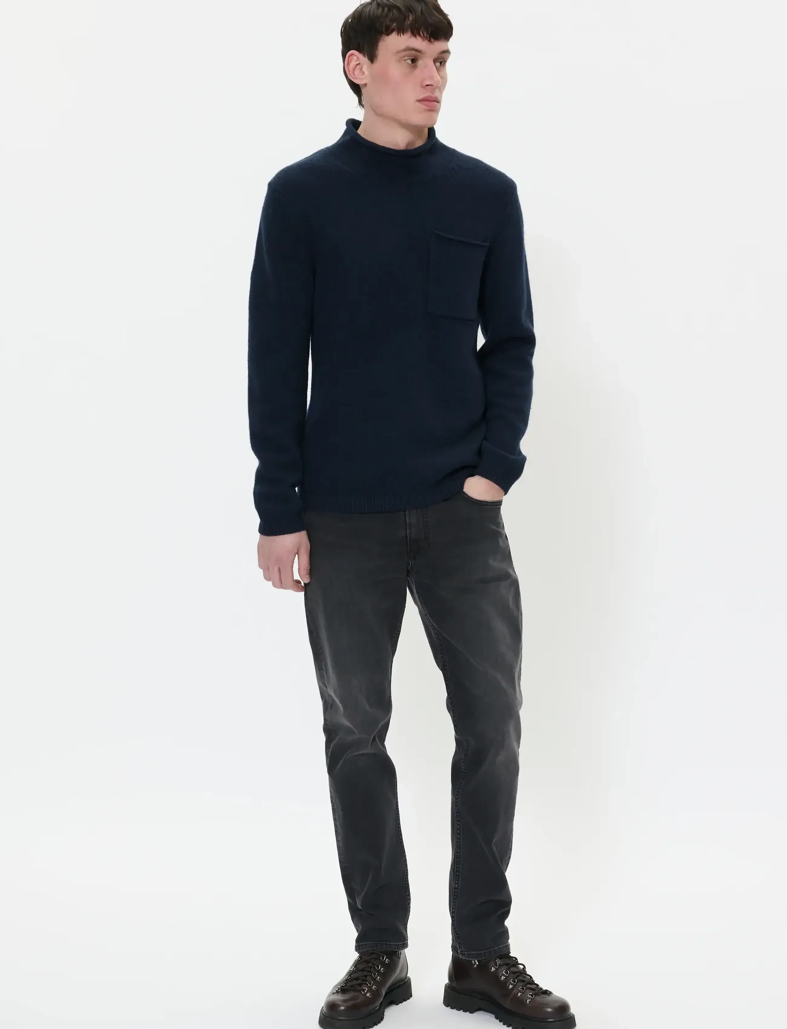 Matinique - MArelaxroll Heritage - strik - dark navy - 2