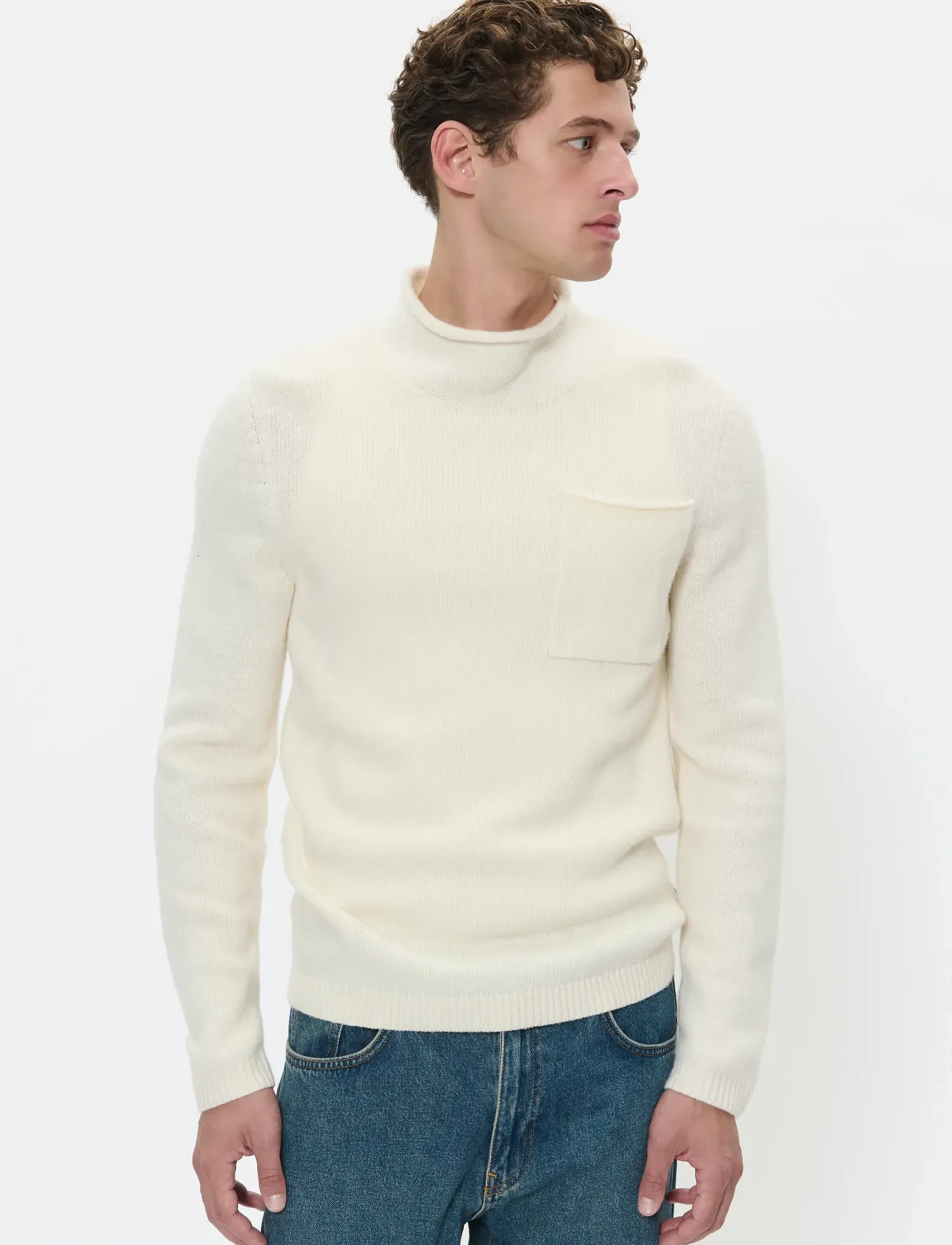 Matinique MArelaxroll Heritage - Strickmode - OFF WHITE / white
