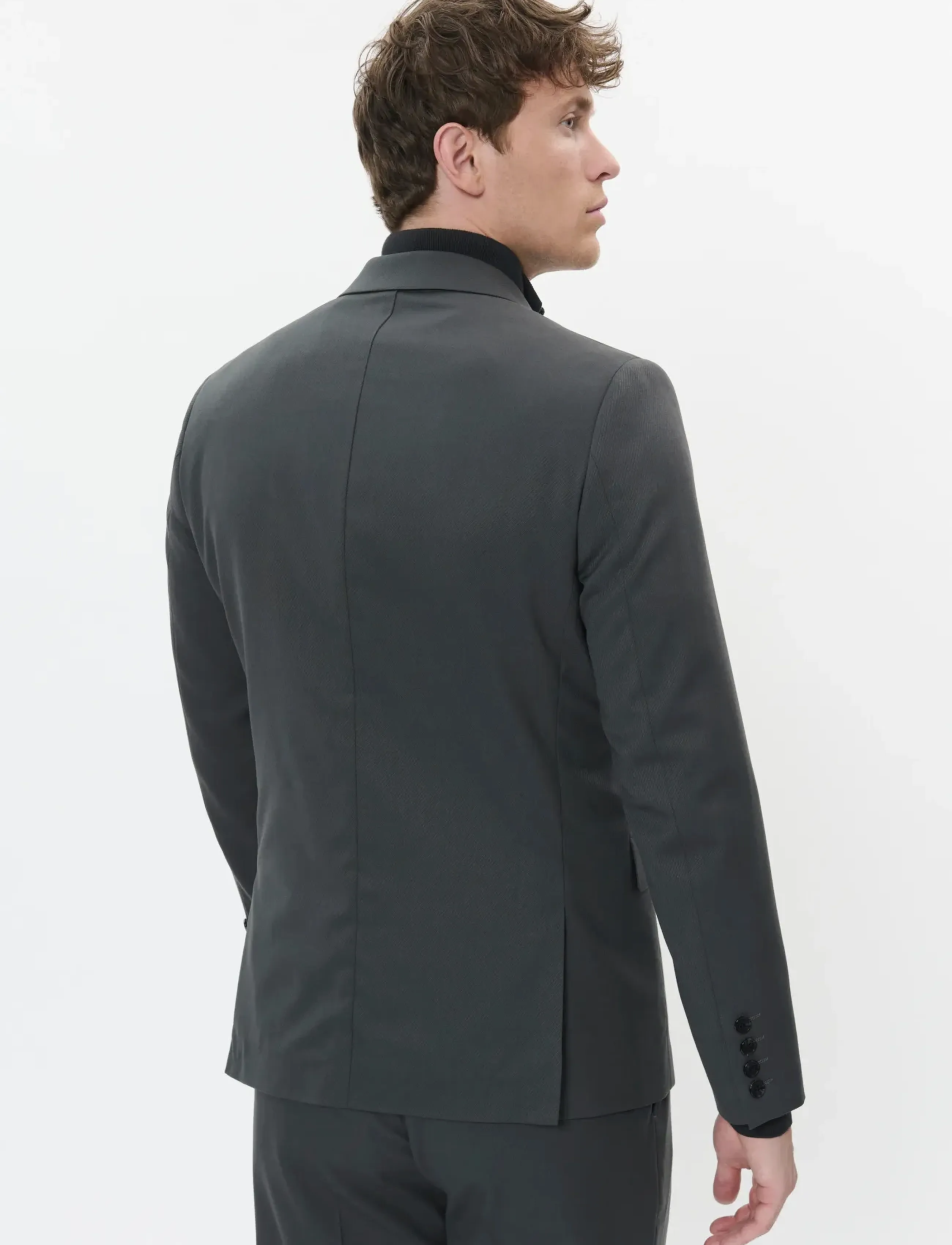 Matinique - MAgaret Double - dobbeltradede blazere - black oyster - 3