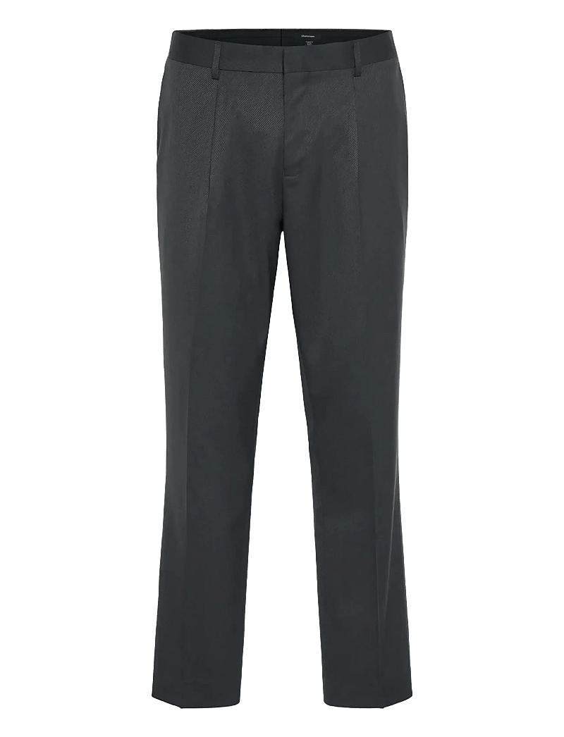 Matinique - MAweller Pleat Pant - Ülikonnapüksid - black oyster - 1