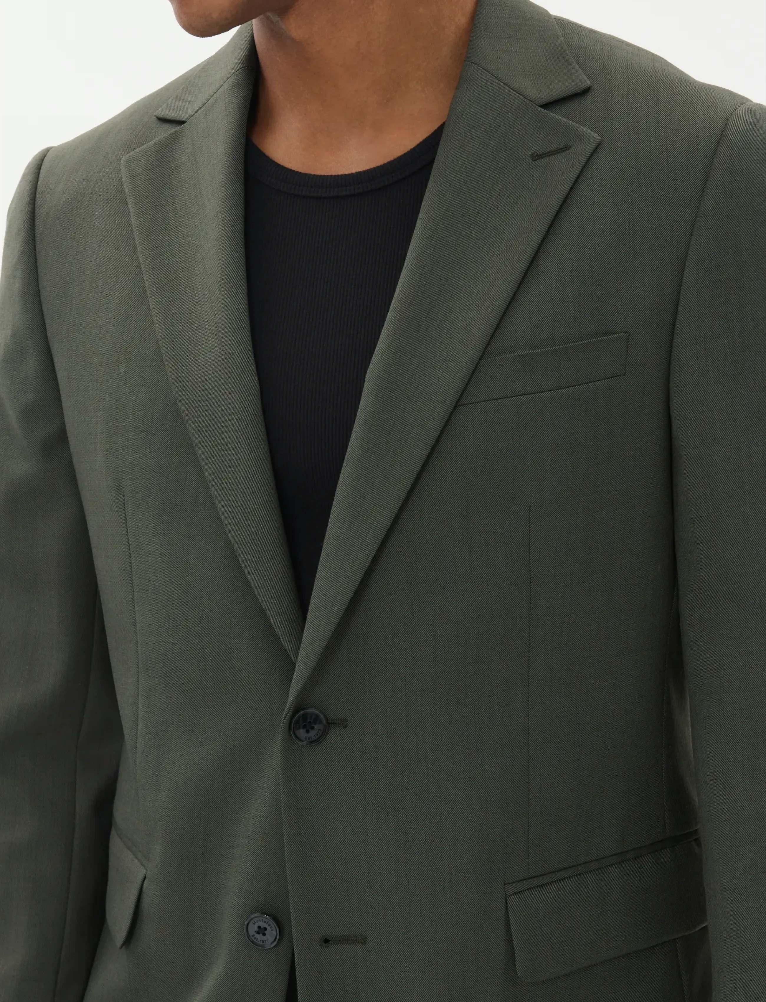 Matinique - MAgeorge - single breasted blazers - olive night - 4