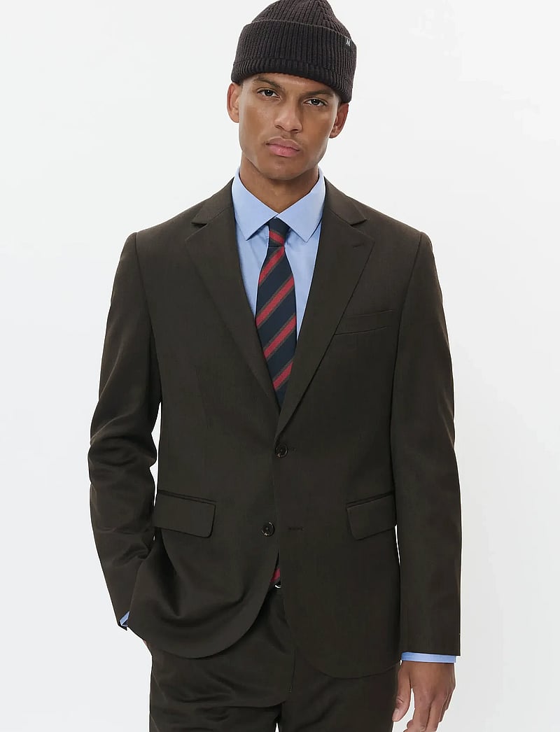 Matinique - MAgeorge - enkelknäppta kavajer - espresso - 0