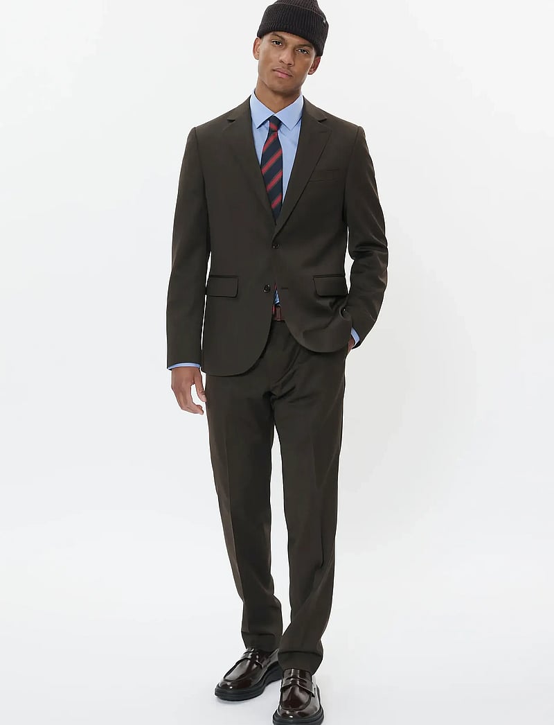 Matinique - MAgeorge - enkelknäppta kavajer - espresso - 2