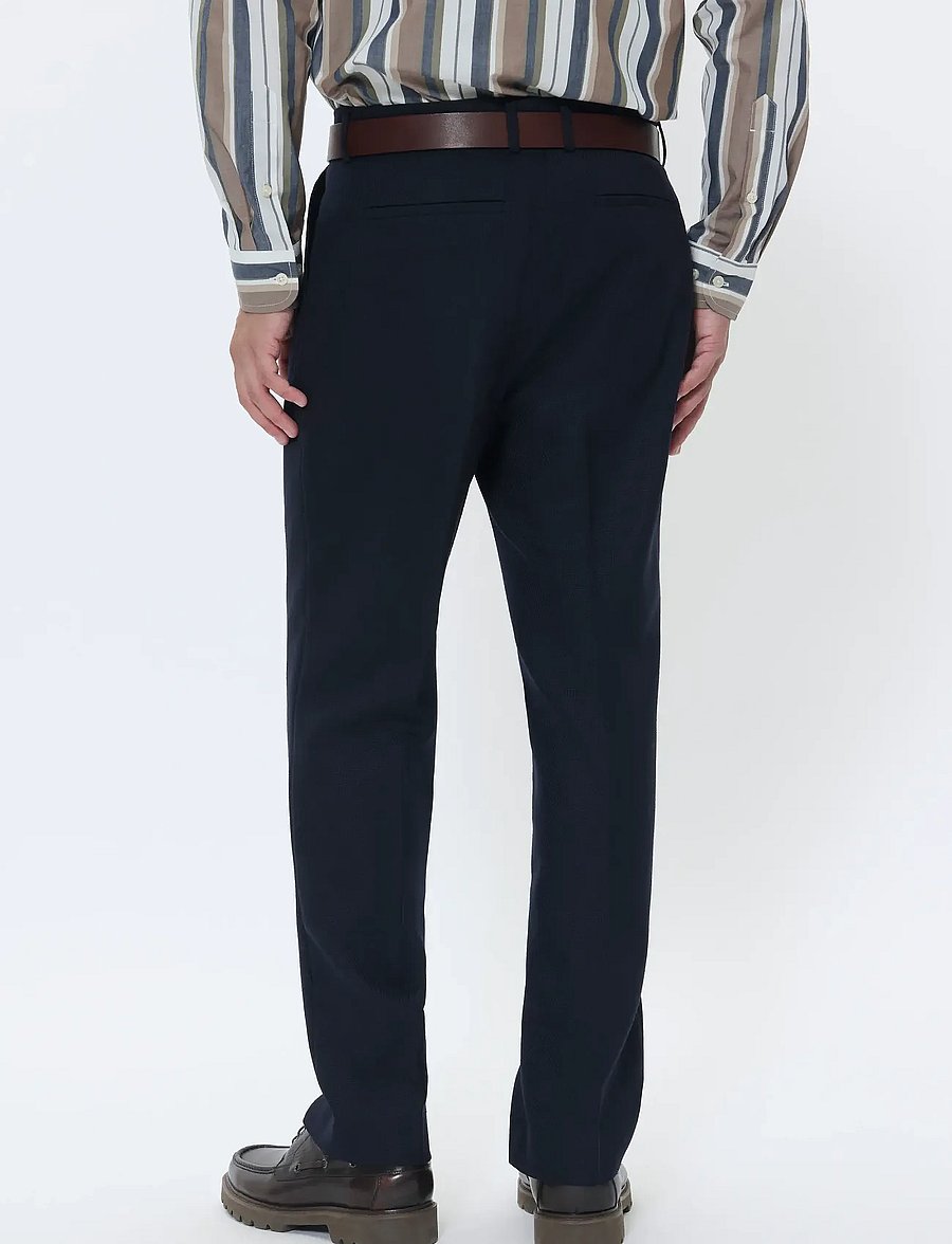 Matinique - MAweller Pleat Pant - puvunhousut - dark navy - 3