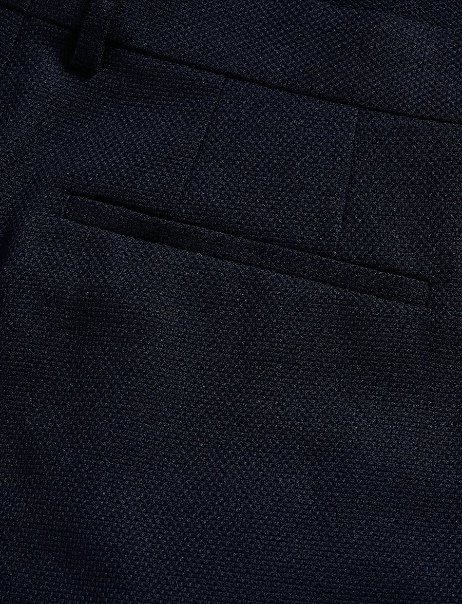 Matinique - MAweller Pleat Pant - puvunhousut - dark navy - 5