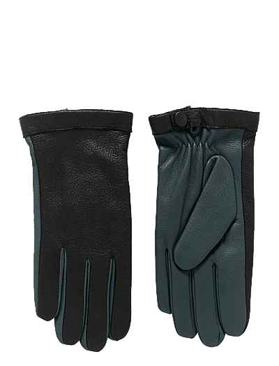 Beige Mid Length Leather Gloves Beige / 8