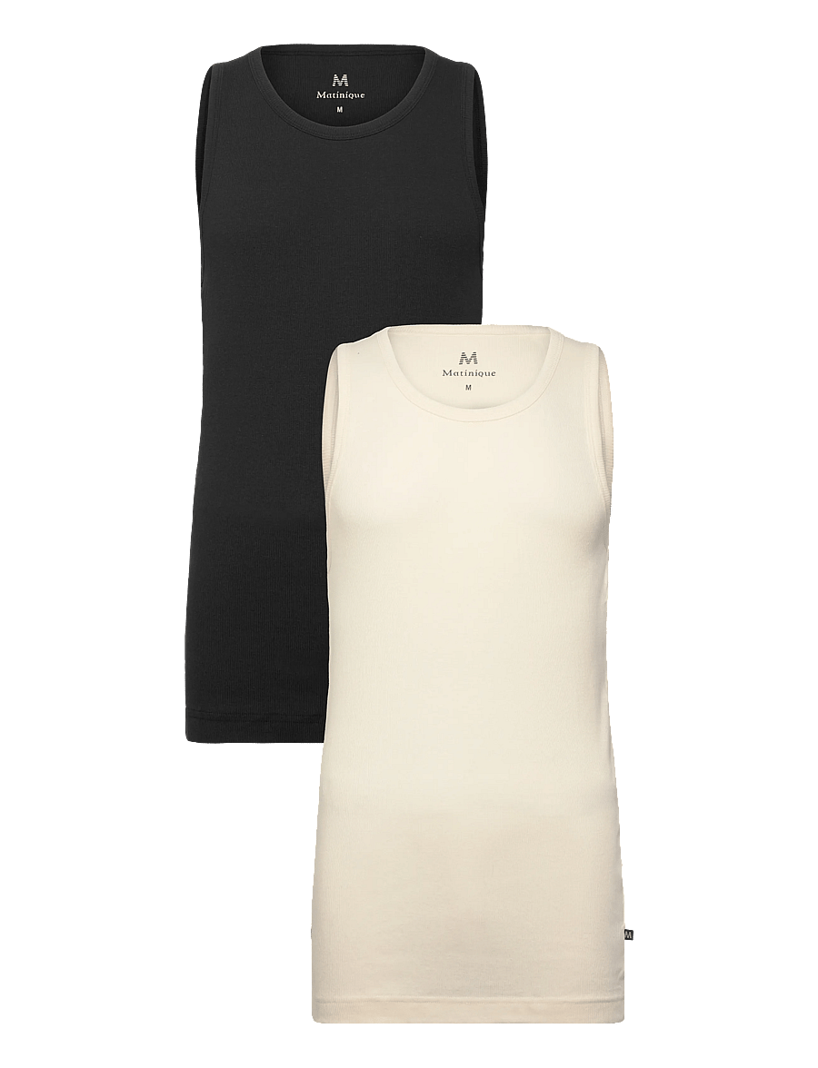 Matinique - MATank 2-pack - linnen - black/white - 1