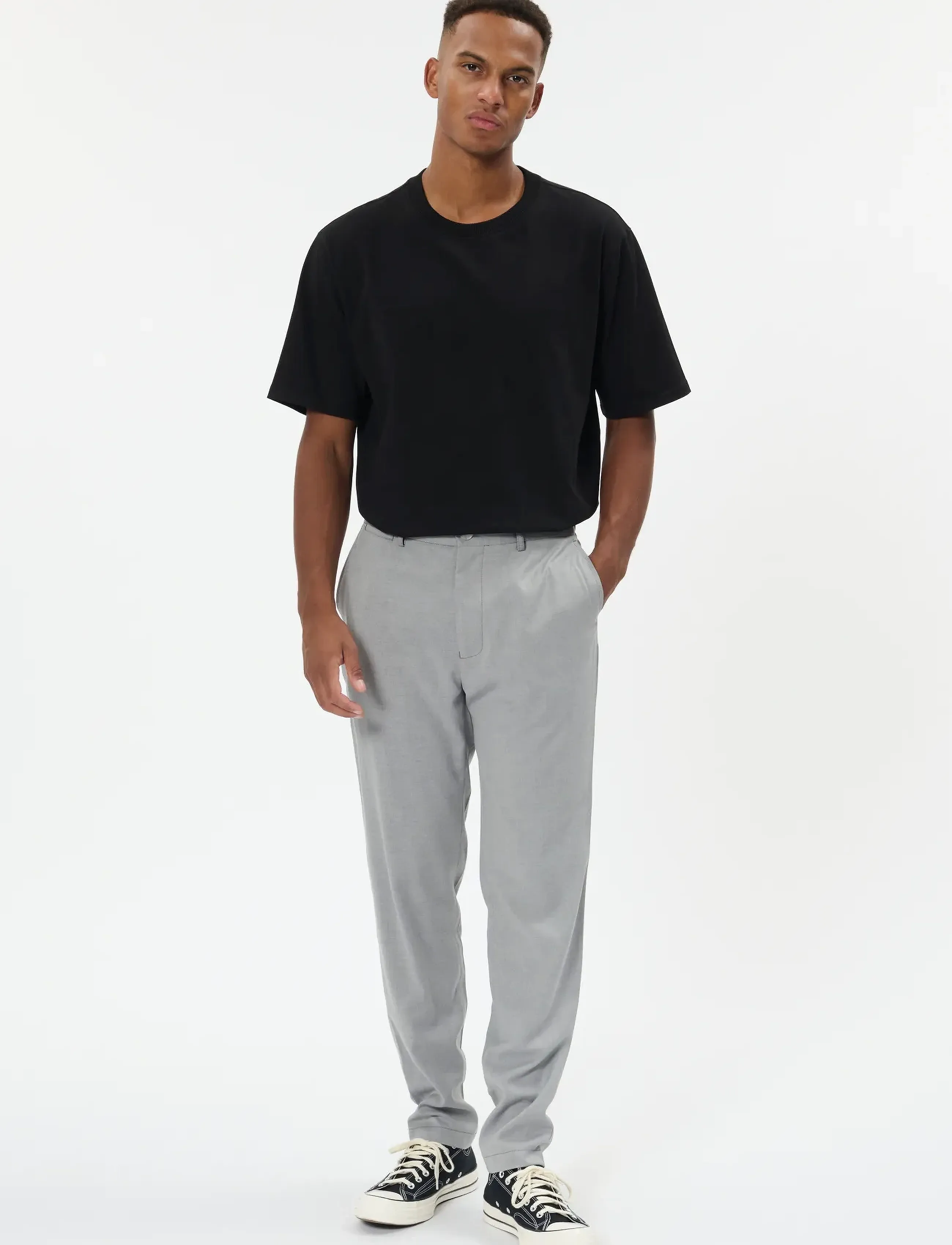 Matinique - MAliam Pant - vabaaja püksid - light grey melange - 2