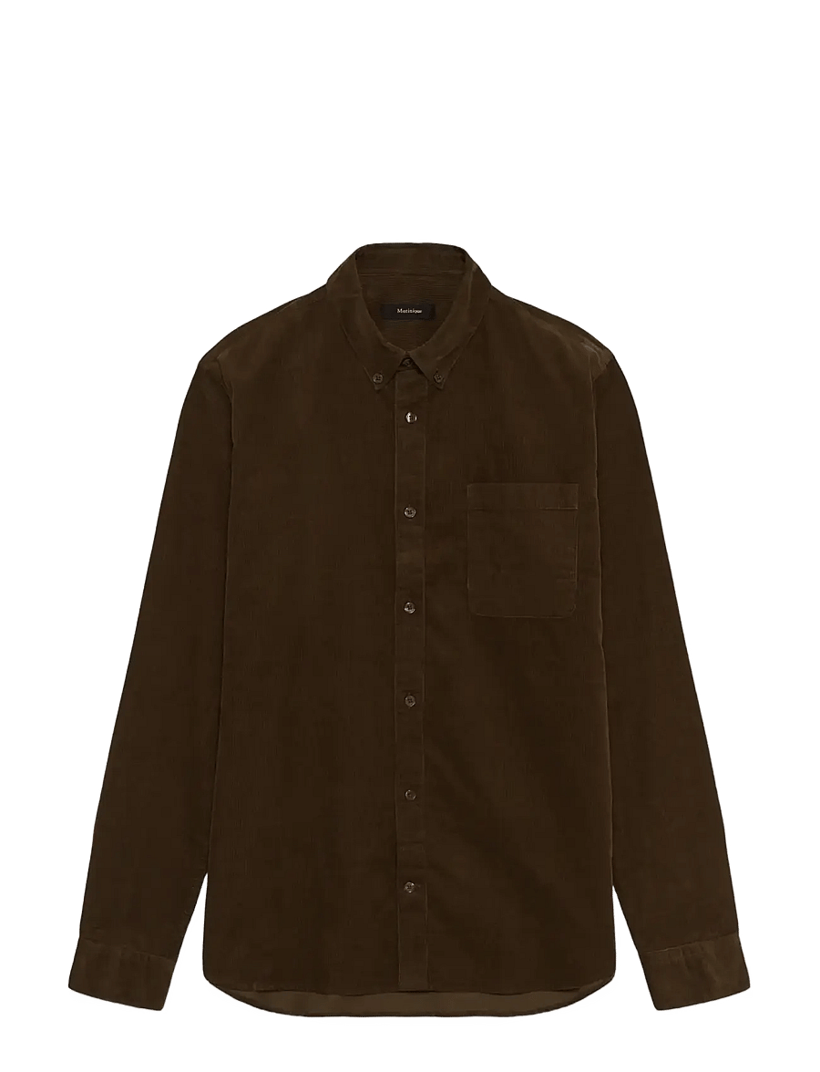 Matinique - MAtrostol BD - corduroy shirts - dark earth - 1