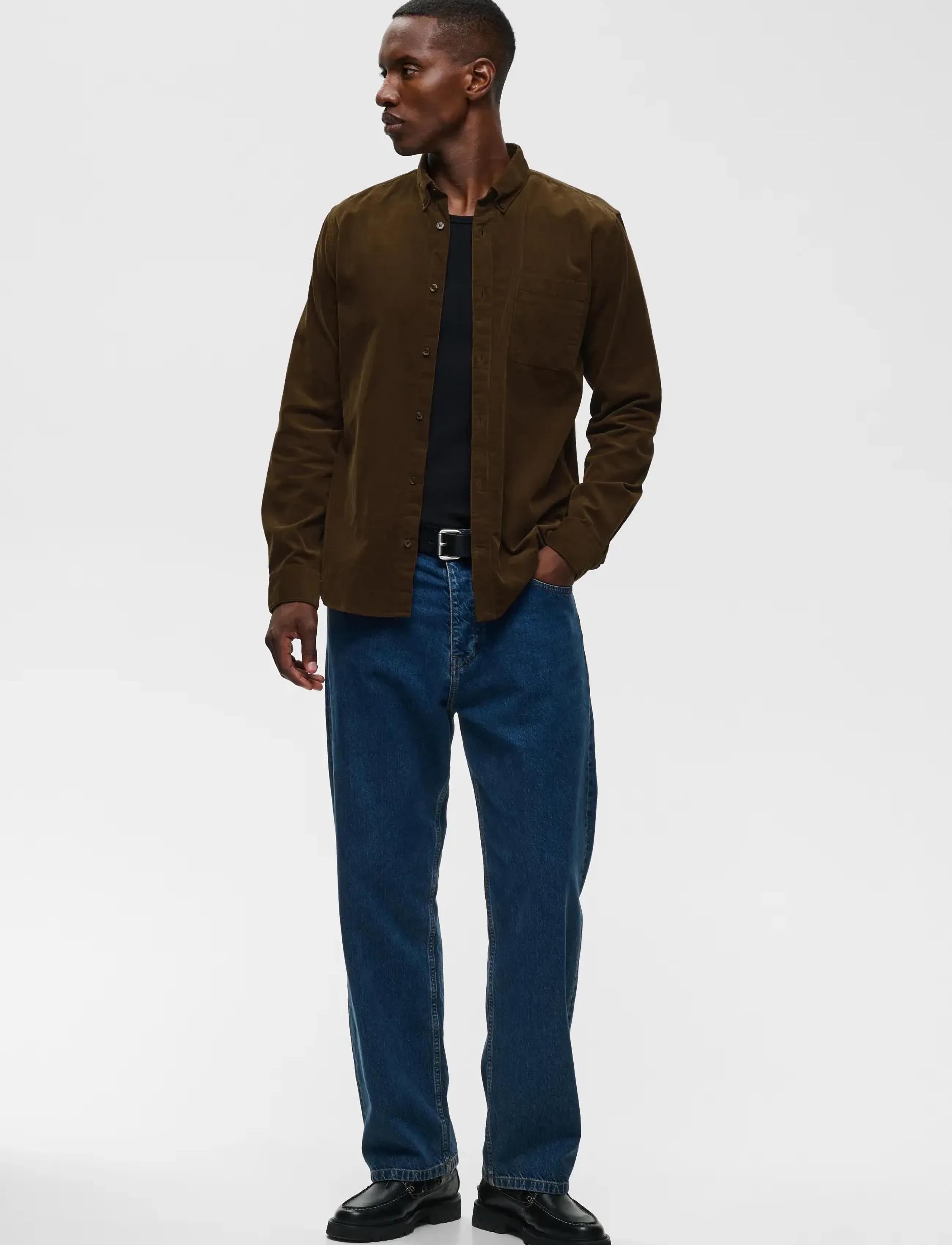 Matinique - MAtrostol BD - corduroy shirts - dark earth - 2