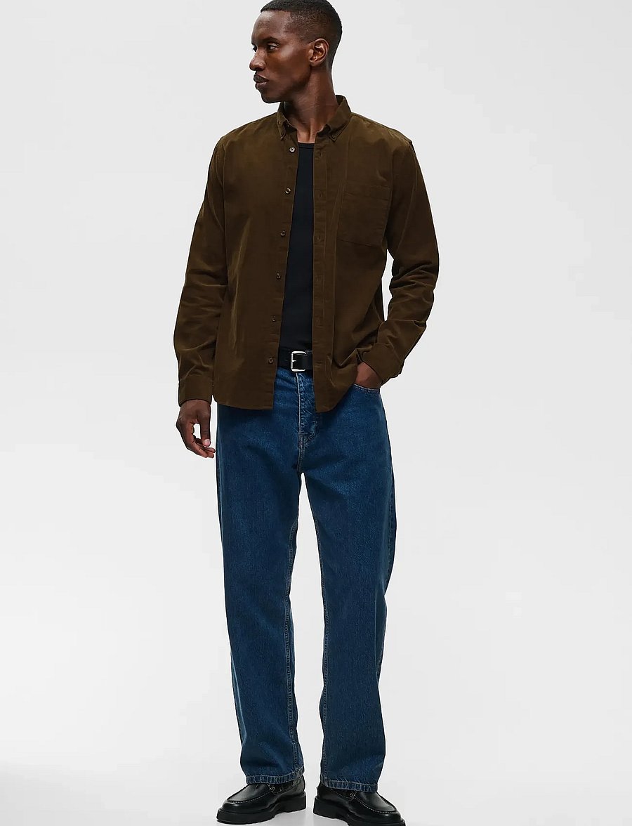 Matinique - MAtrostol BD - corduroy shirts - dark earth - 2