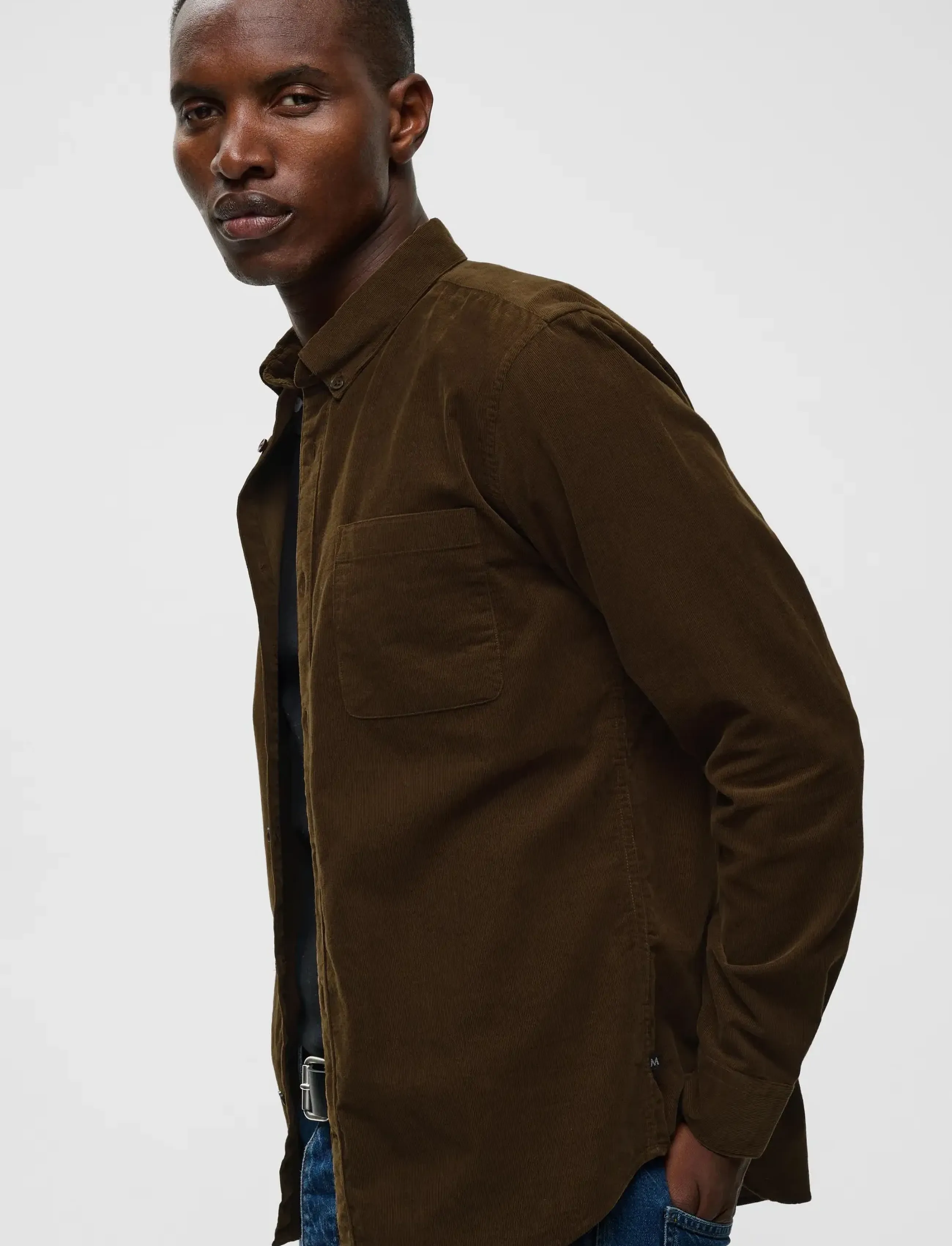Matinique - MAtrostol BD - corduroy shirts - dark earth - 4