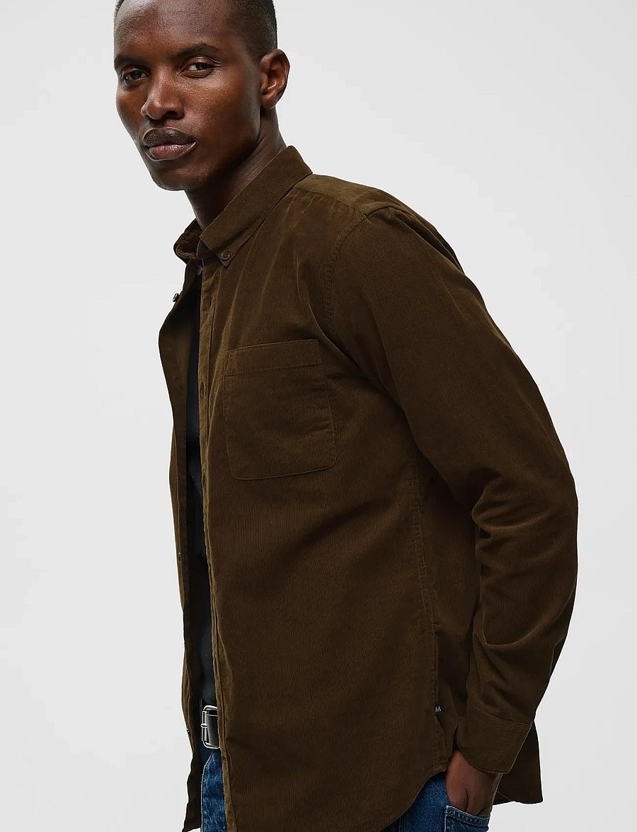 Matinique - MAtrostol BD - corduroy shirts - dark earth - 4