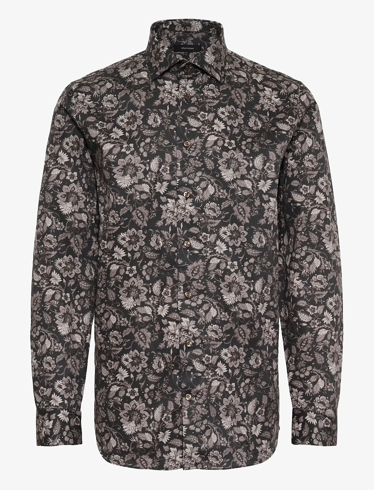 Matinique - MAmarc N - mönstrade skjortor - ganache - 1
