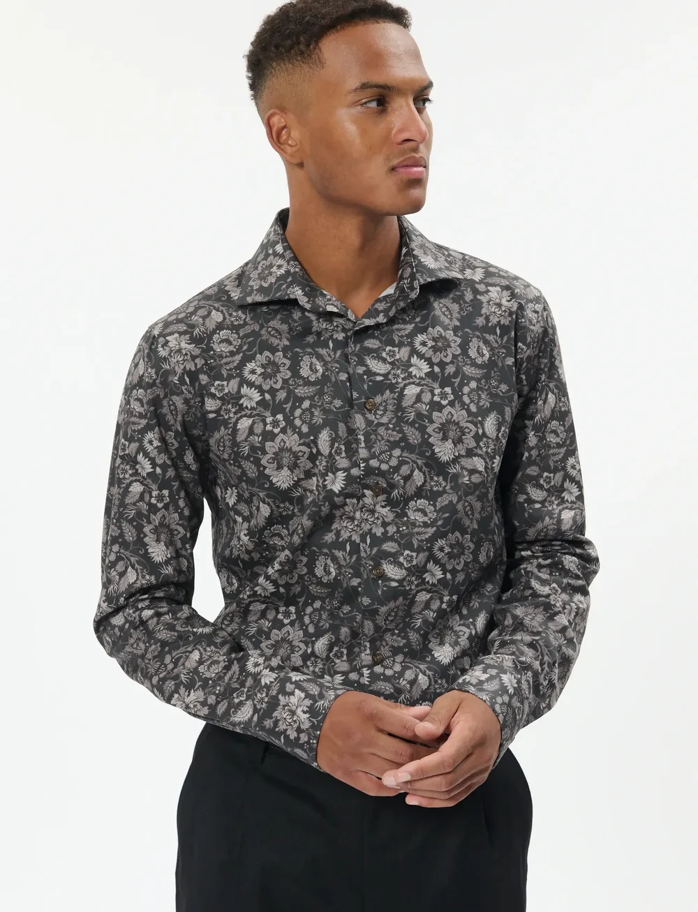 Matinique - MAmarc N - mönstrade skjortor - ganache - 0