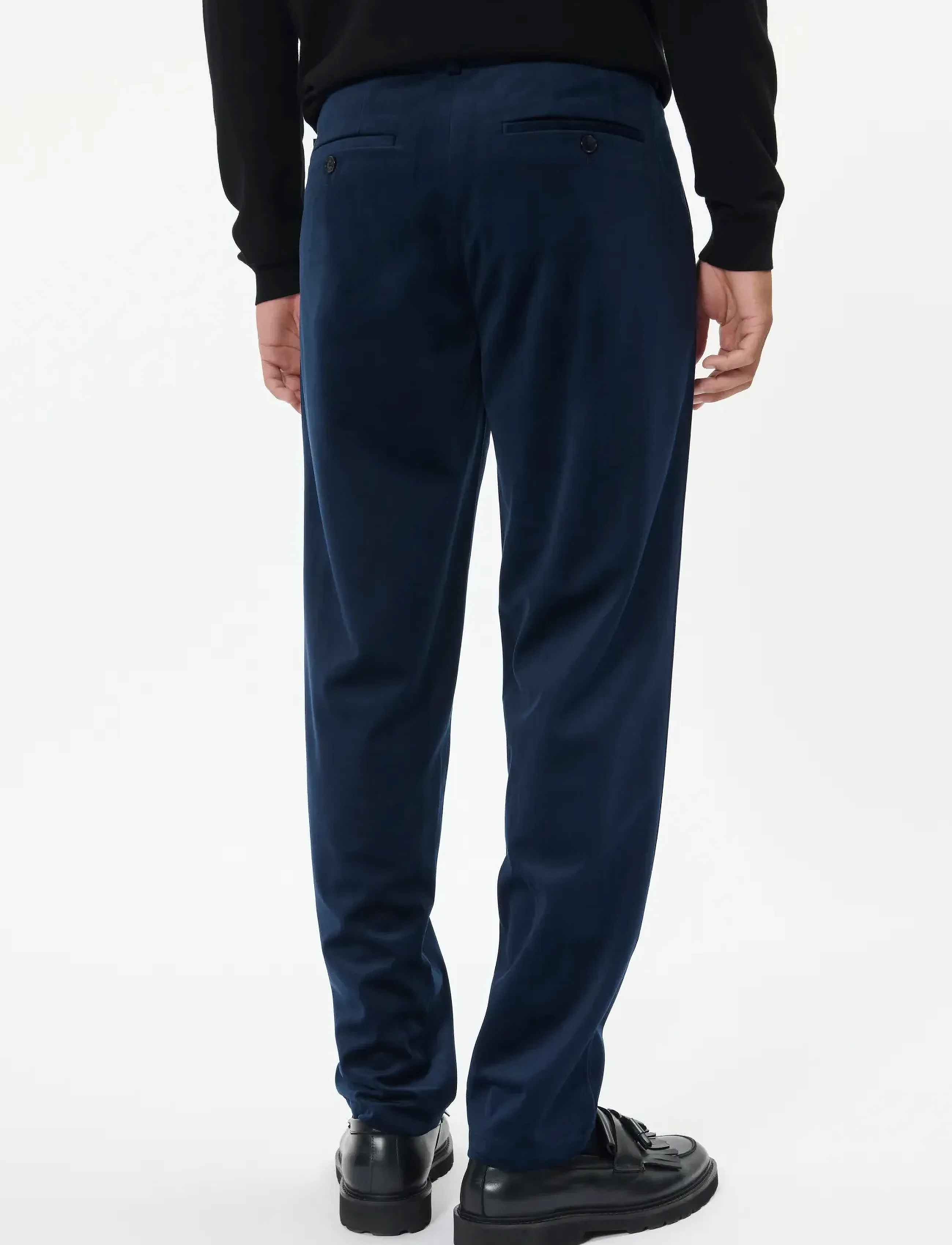 Matinique - MAkian Pant - jakkesætsbukser - dark midnight - 3