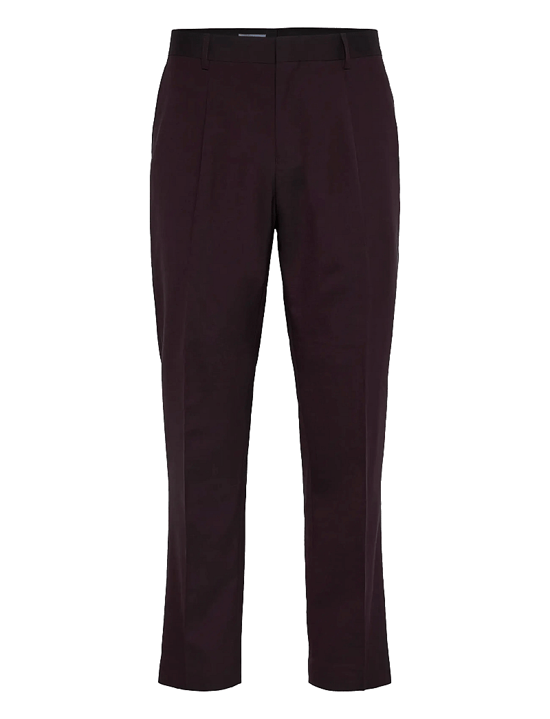 Matinique - MAweller Pleat Pant - Ülikonnapüksid - claret - 1