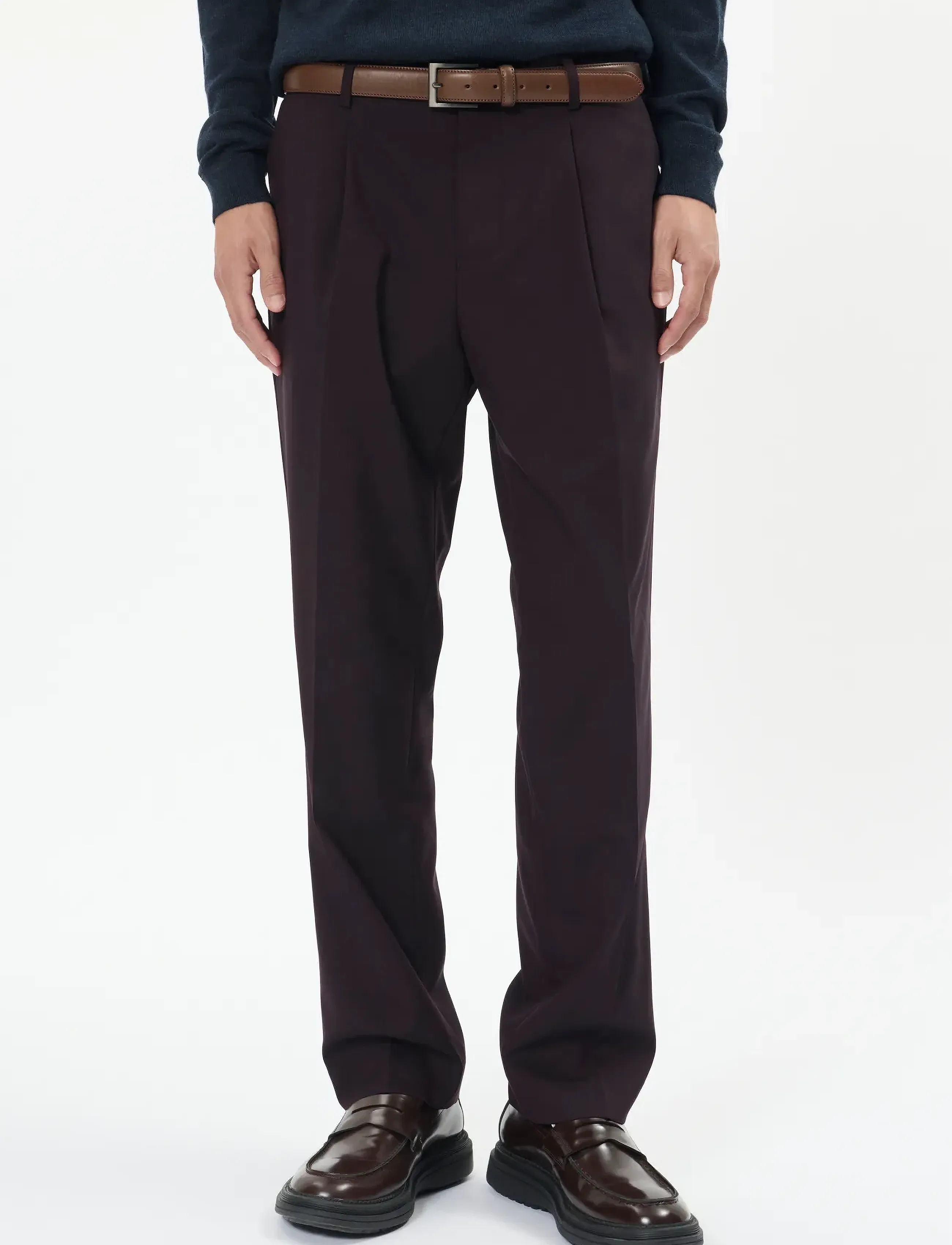 Matinique MAweller Pleat Pant - Habitbukser - CLARET / burgundy