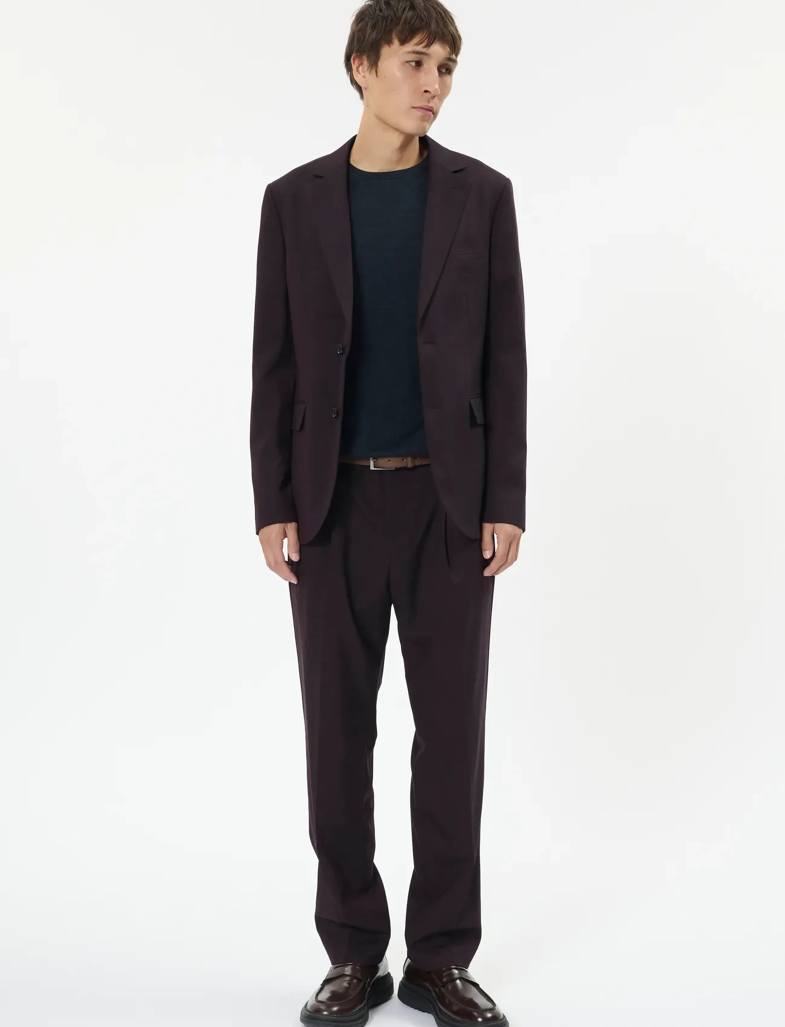 Matinique - MAweller Pleat Pant - anzugshosen - claret - 2