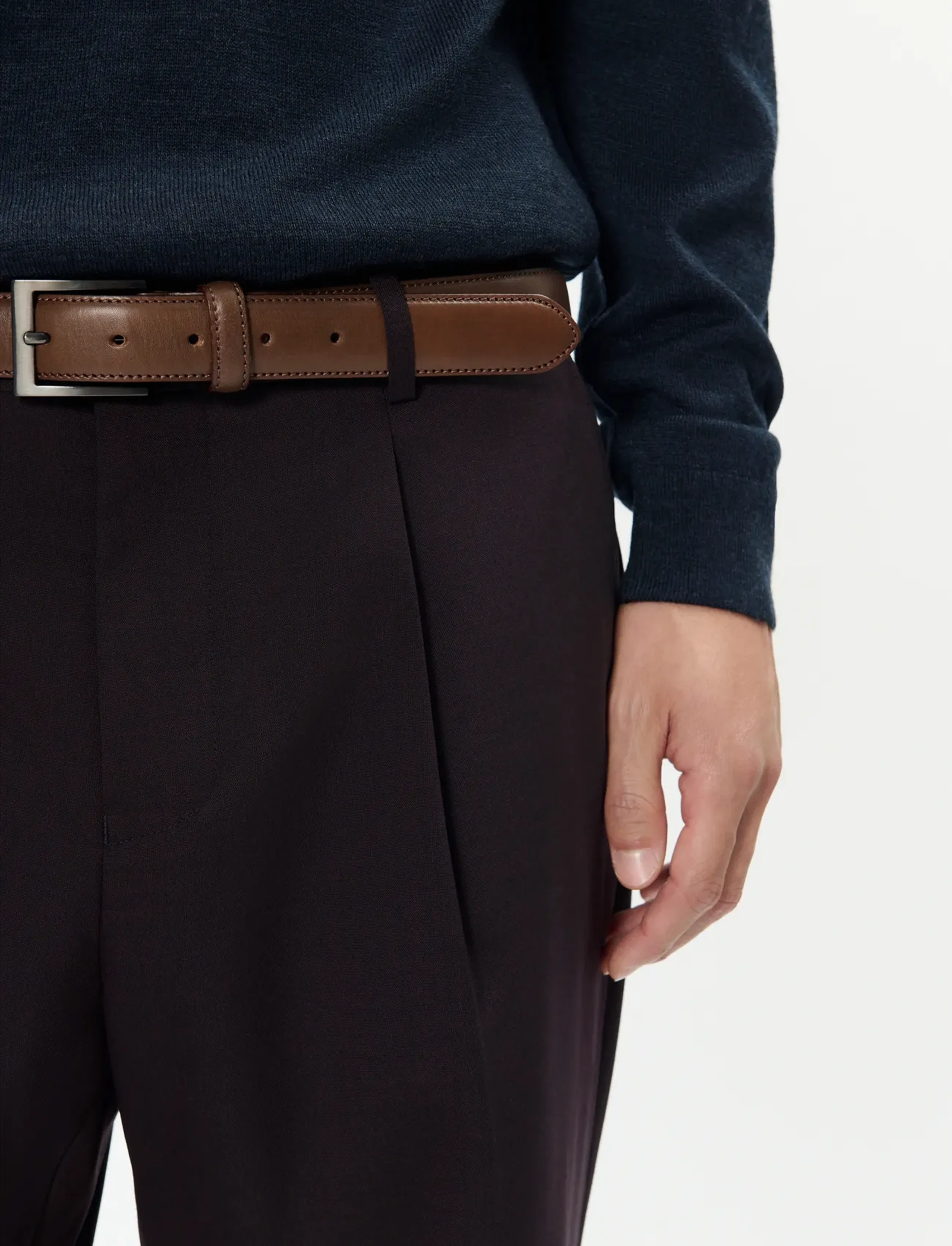 Matinique - MAweller Pleat Pant - anzugshosen - claret - 4