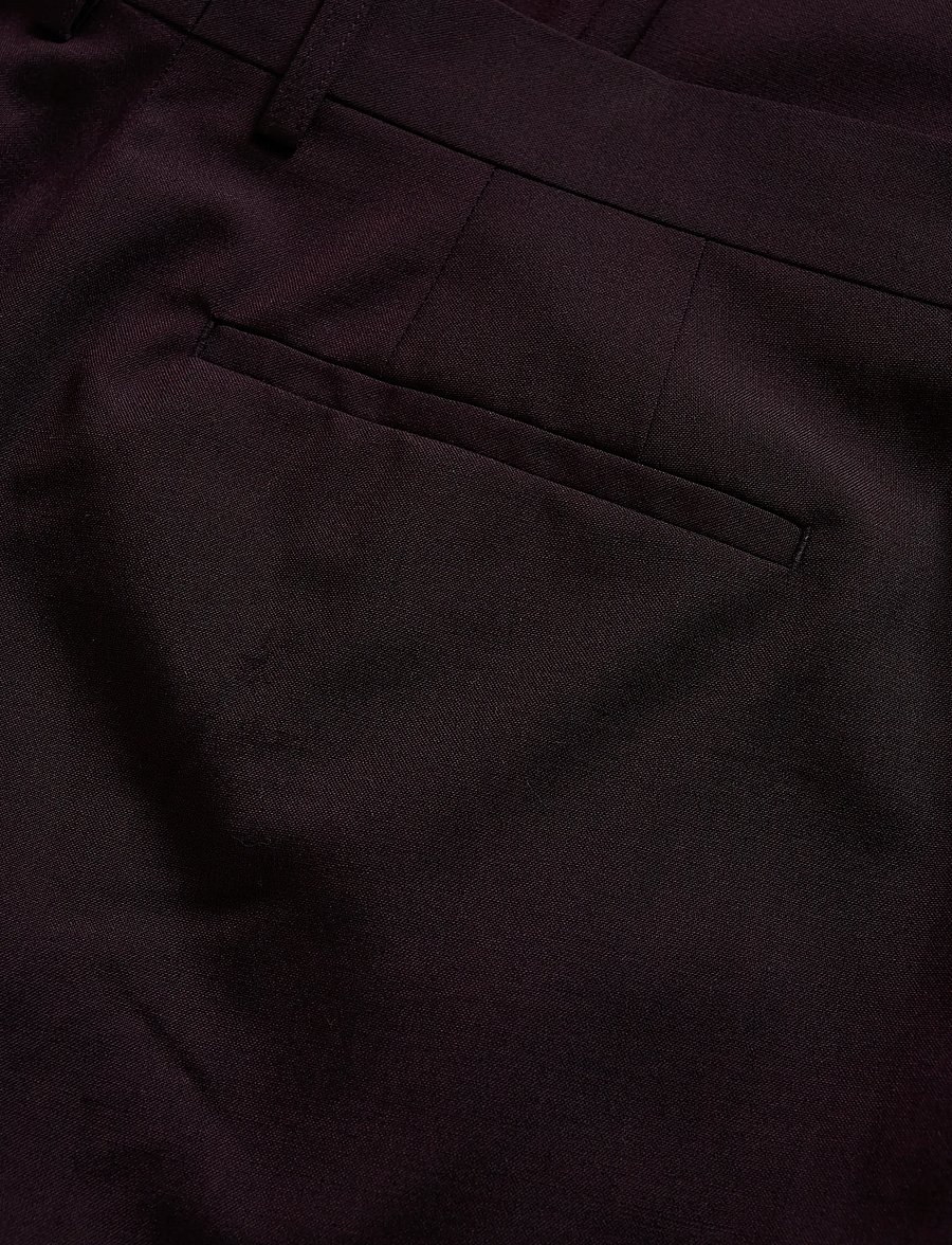Matinique - MAweller Pleat Pant - anzugshosen - claret - 5
