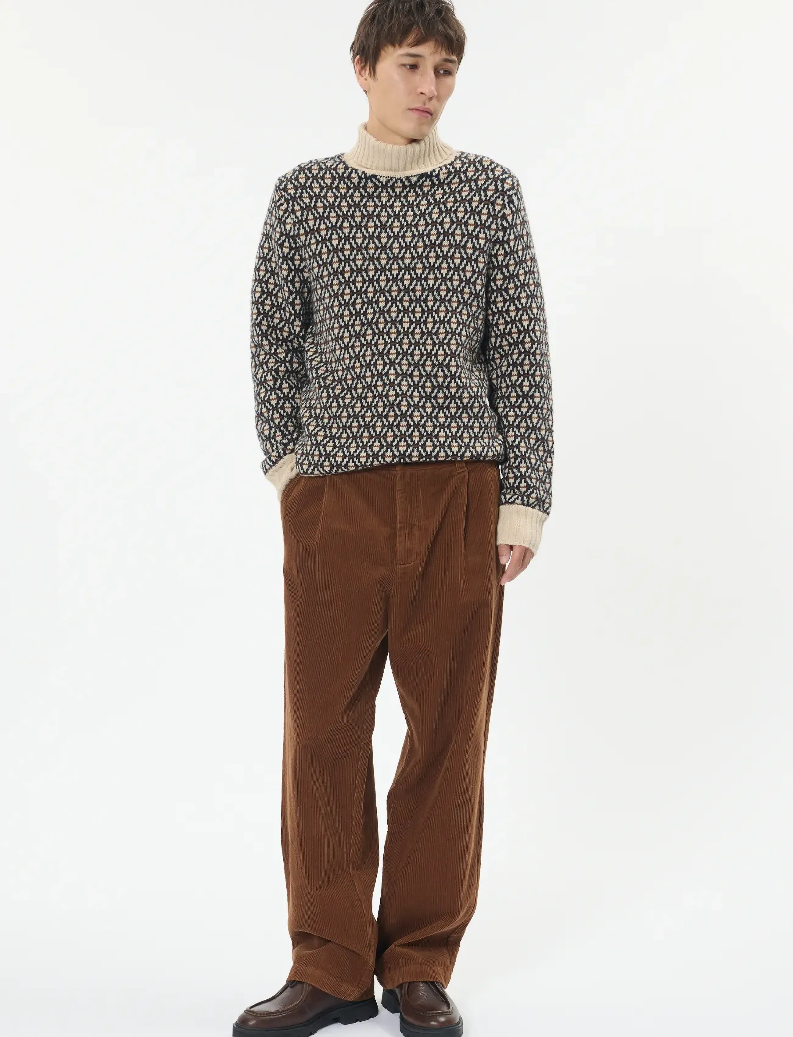 Matinique - MAchino Pleat Pant 73 - vabaaja püksid - emperador - 2