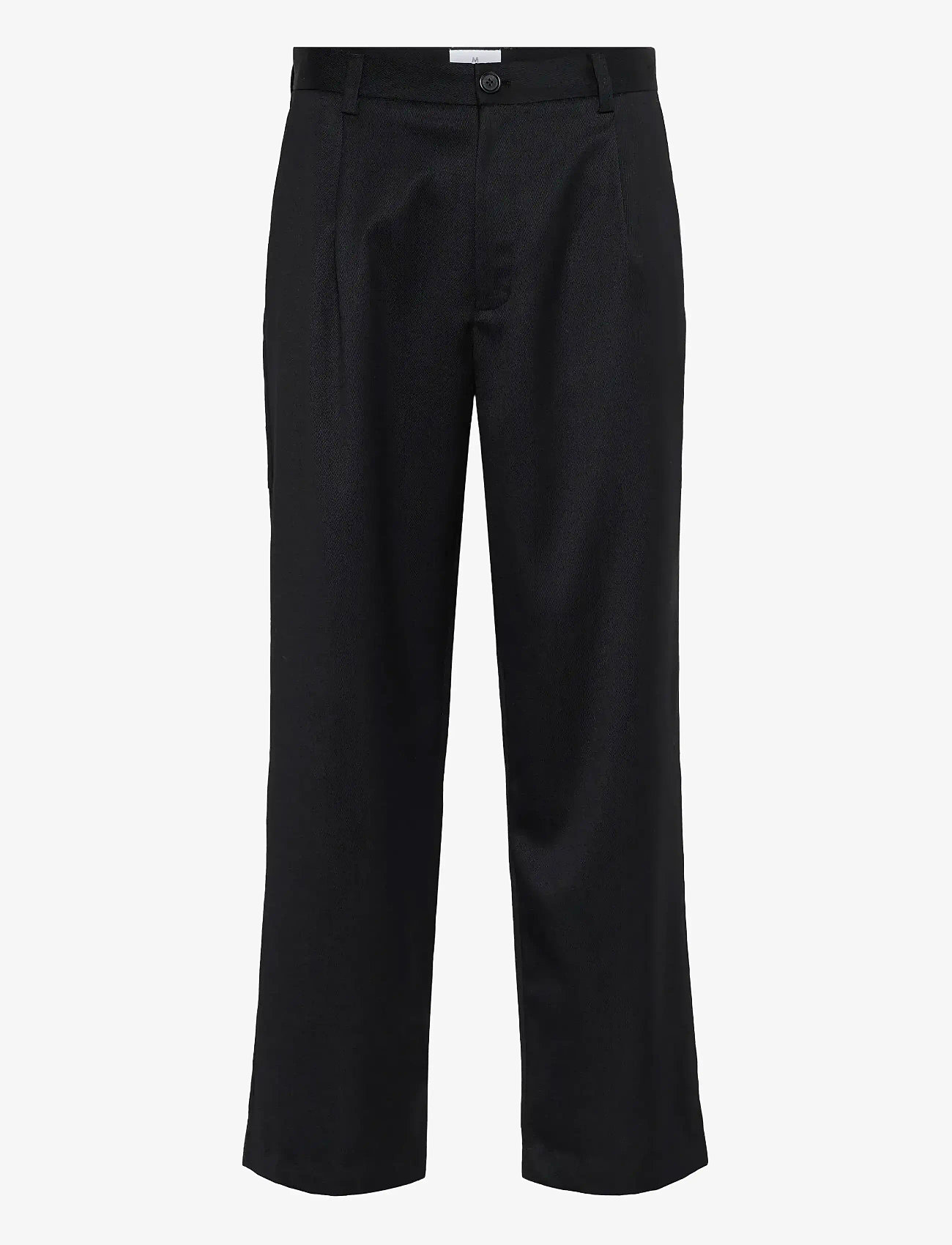 Matinique - MAchino Pleat Pant 73 - casual byxor - black - 1