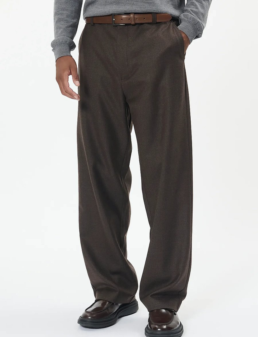Matinique - MAchino Pleat Pant 73 - anzugshosen - ganache - 0
