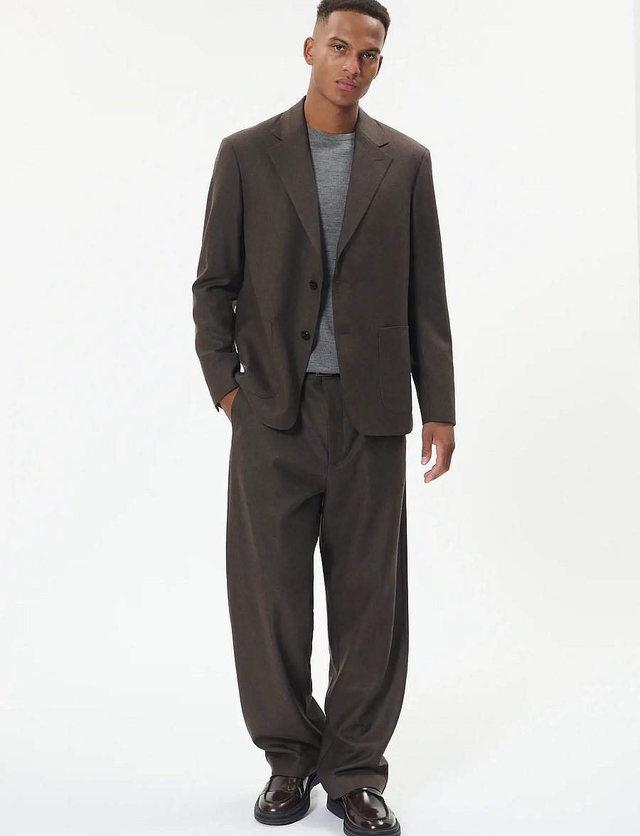 Matinique - MAchino Pleat Pant 73 - anzugshosen - ganache - 2