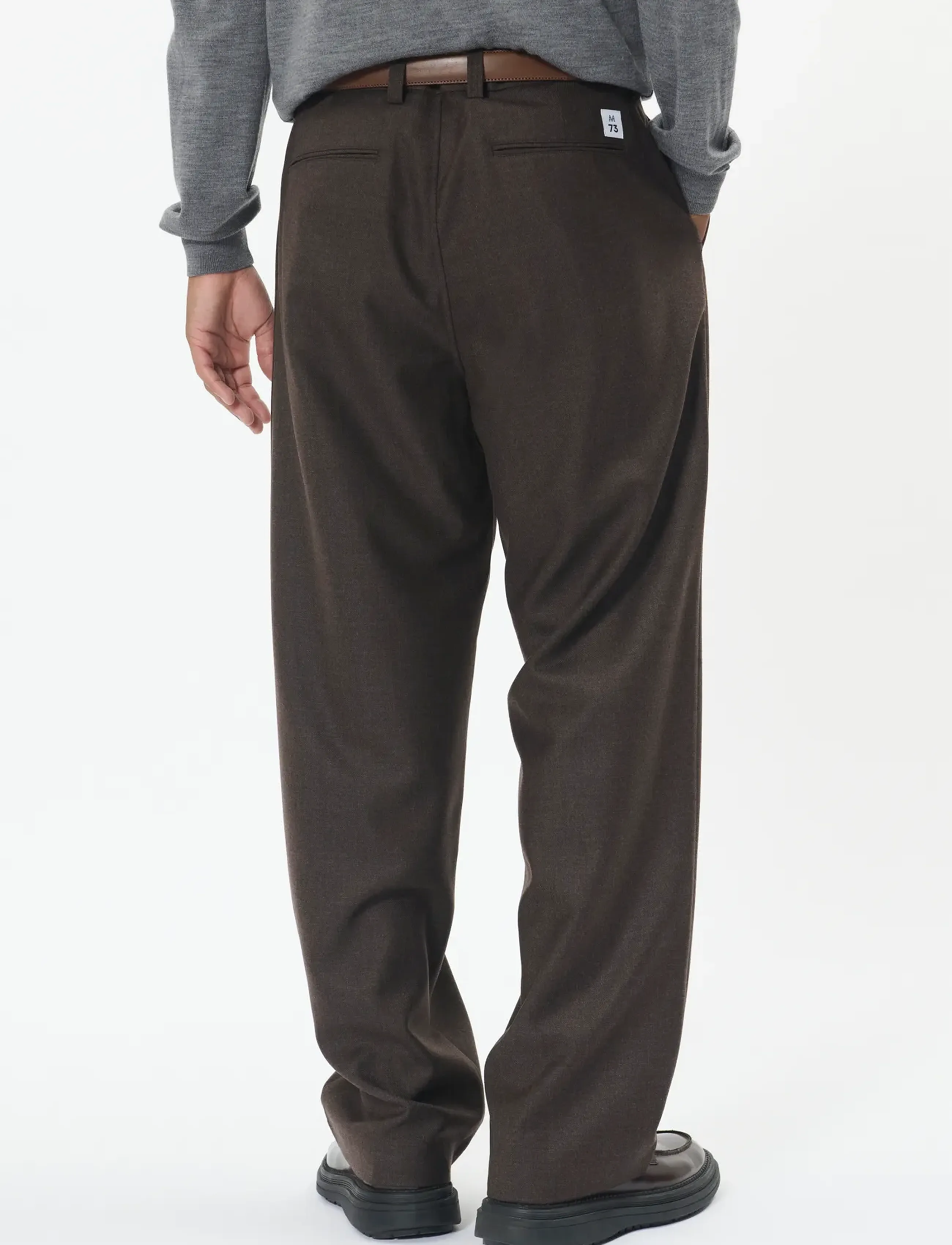Matinique - MAchino Pleat Pant 73 - ganache - 3
