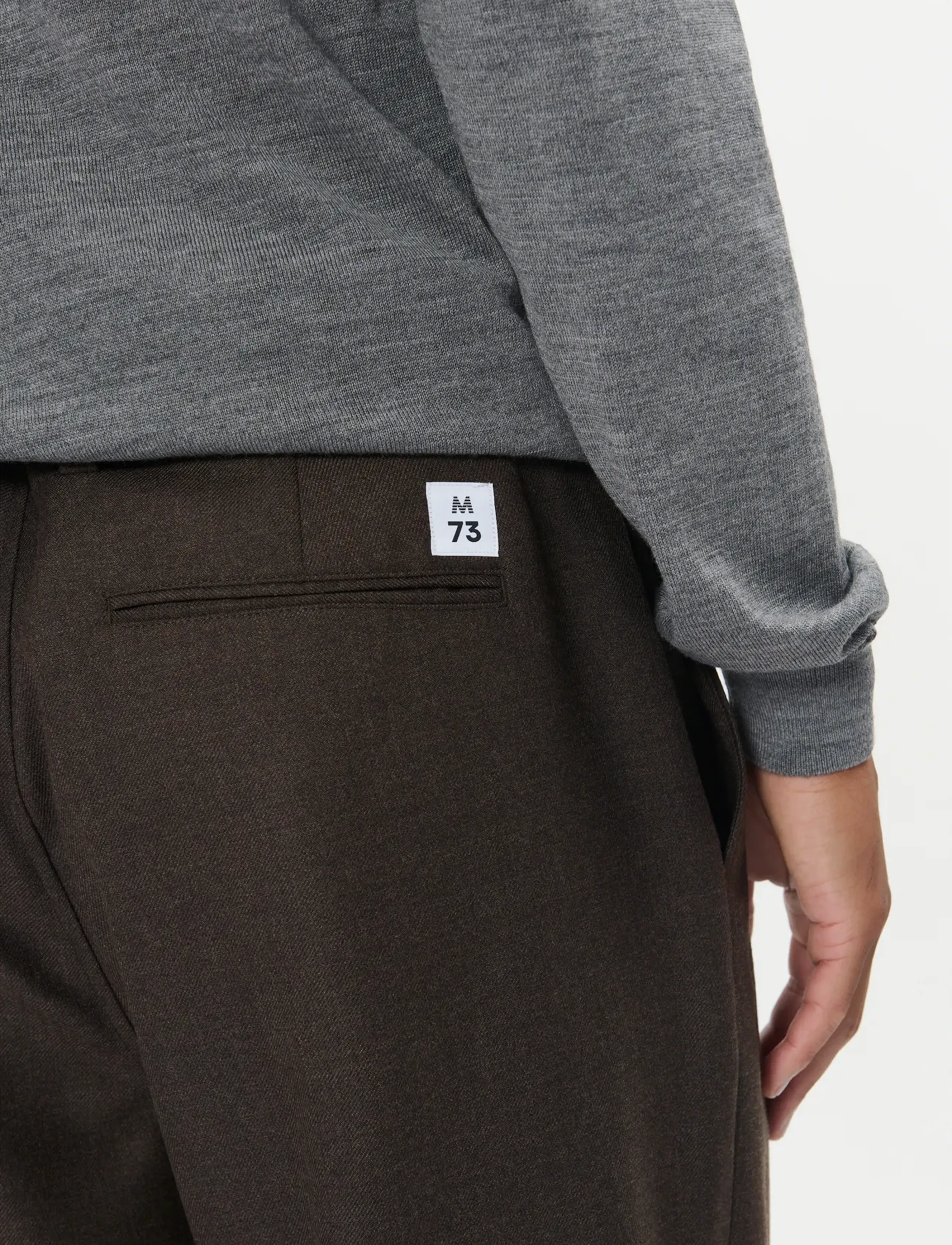 Matinique - MAchino Pleat Pant 73 - ganache - 4