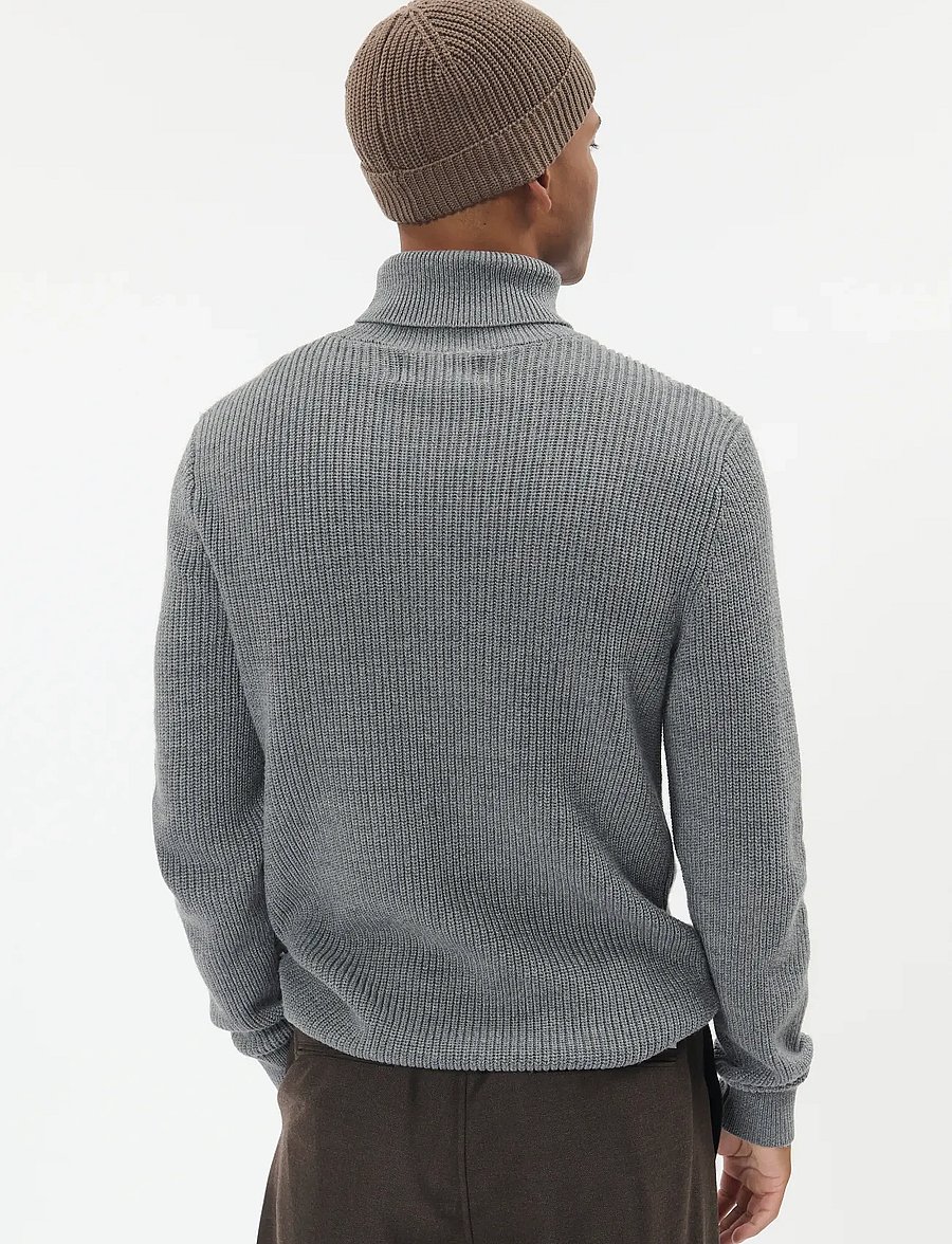 Matinique - MAroll Heritage - rollkragenpullover - medium grey melange - 3