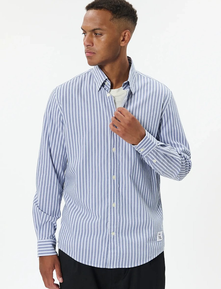 Matinique - MAbrize N BU 73 - stribede skjorter - chambray blue - 0