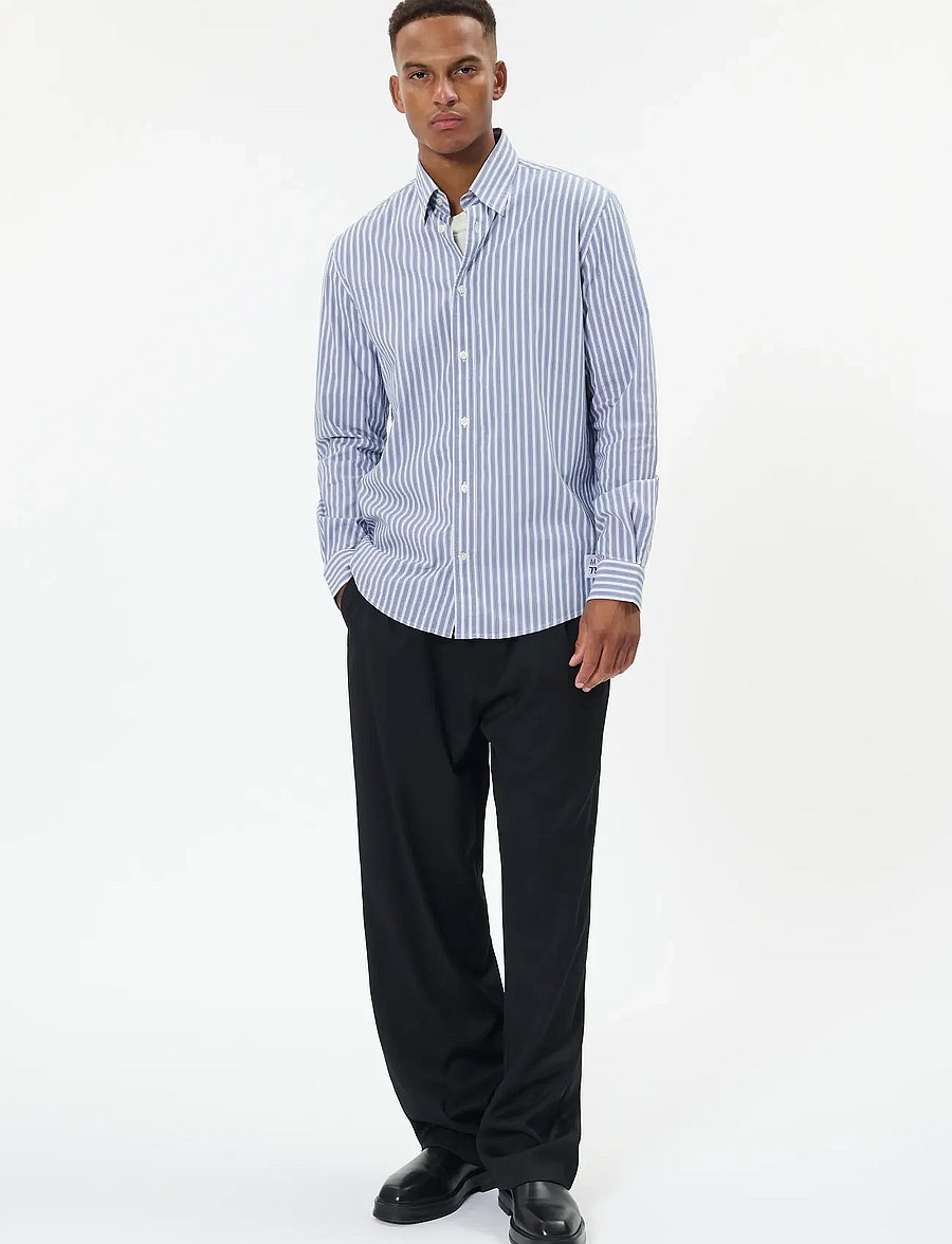 Matinique - MAbrize N BU 73 - stribede skjorter - chambray blue - 2