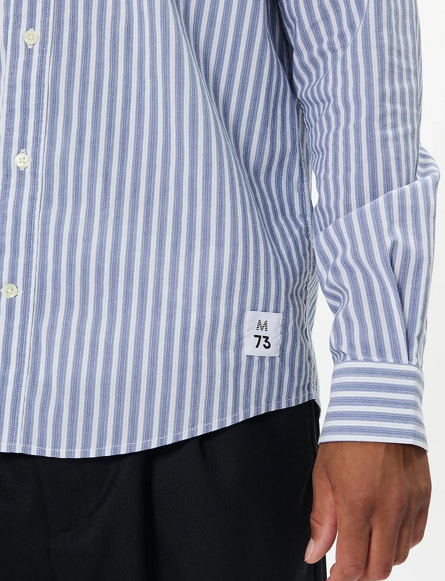 Matinique - MAbrize N BU 73 - stribede skjorter - chambray blue - 4