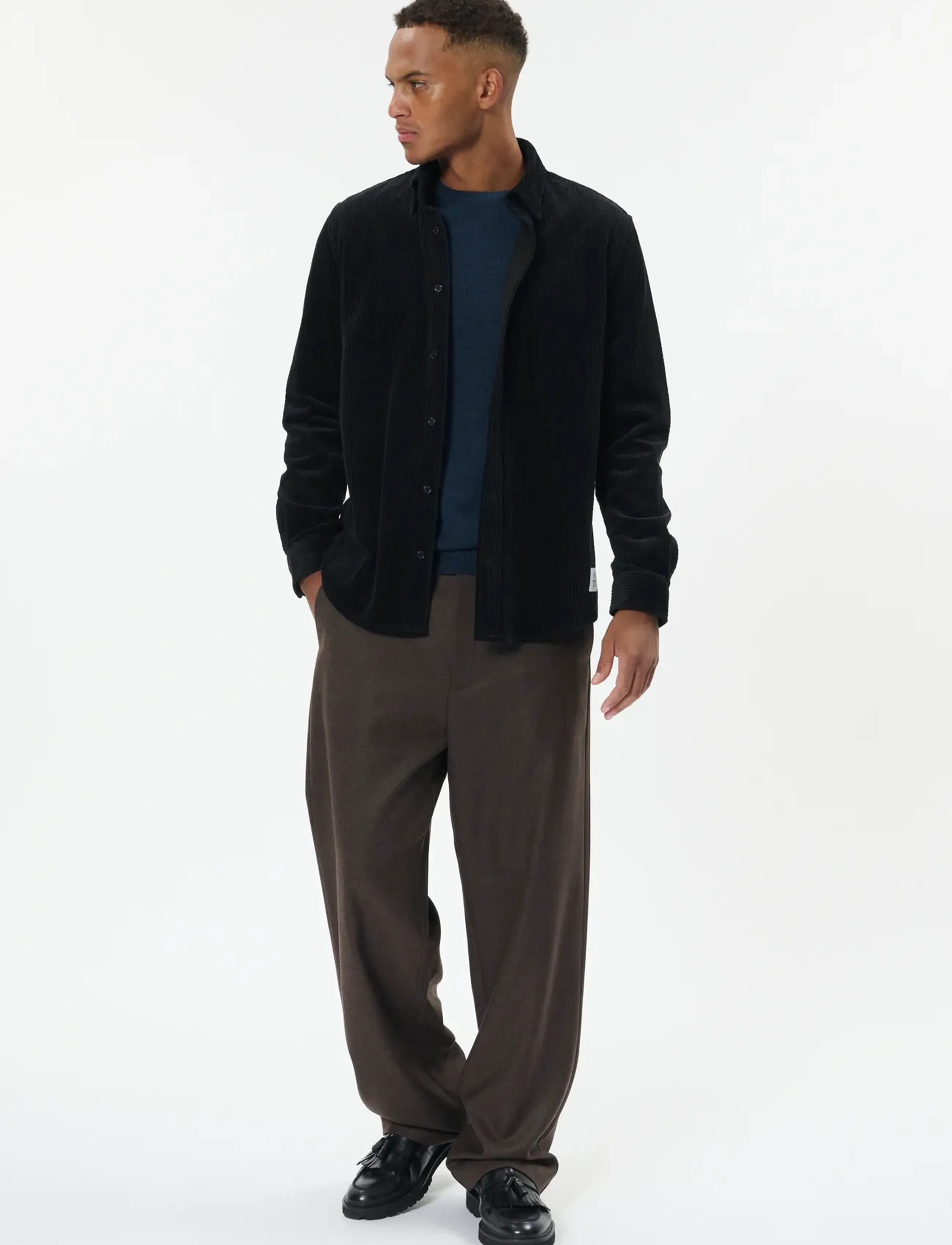 Matinique - MAbrize N 73 - cordhemden - black - 2