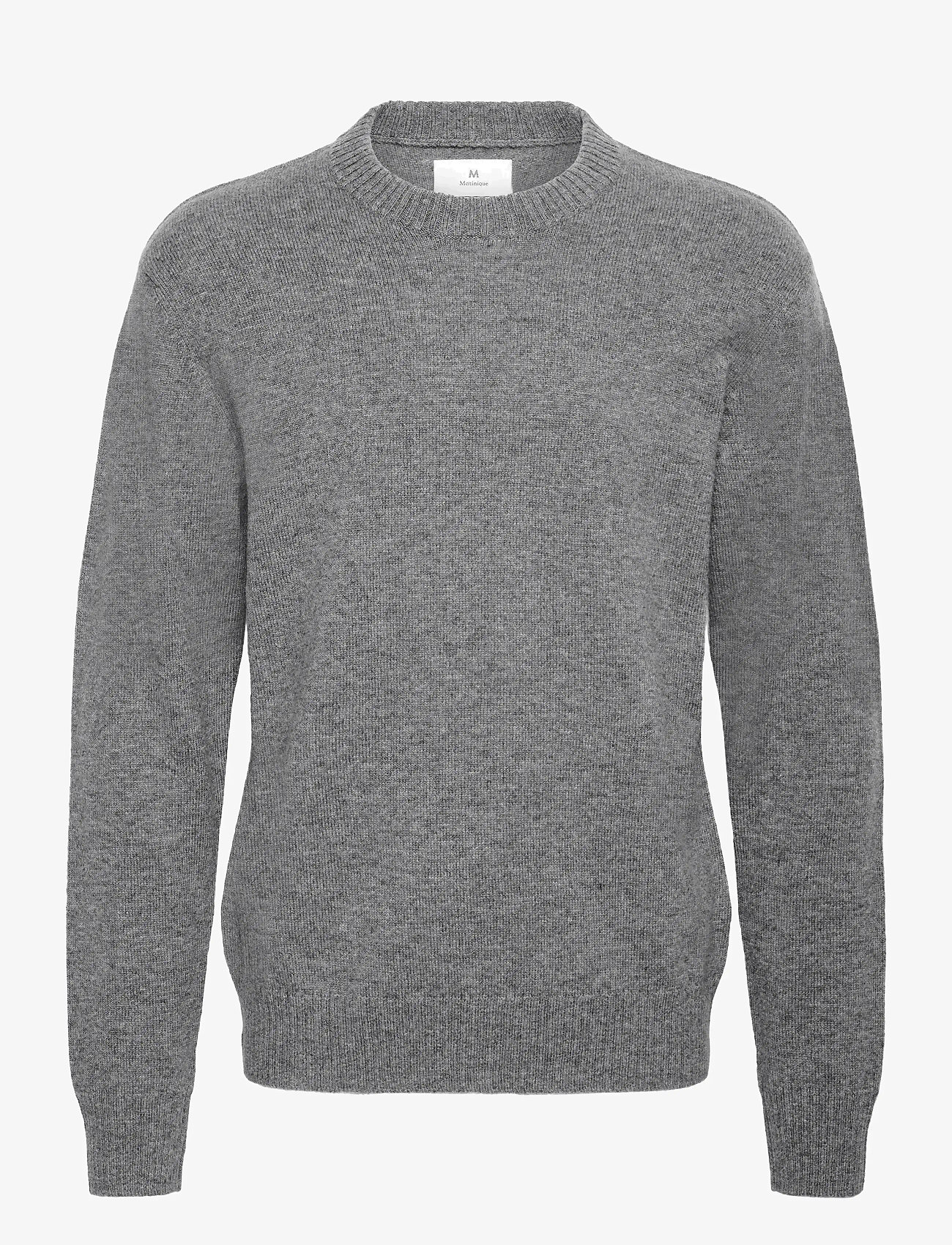 Matinique - MAmaxwell 73 - rund hals - medium grey melange - 1