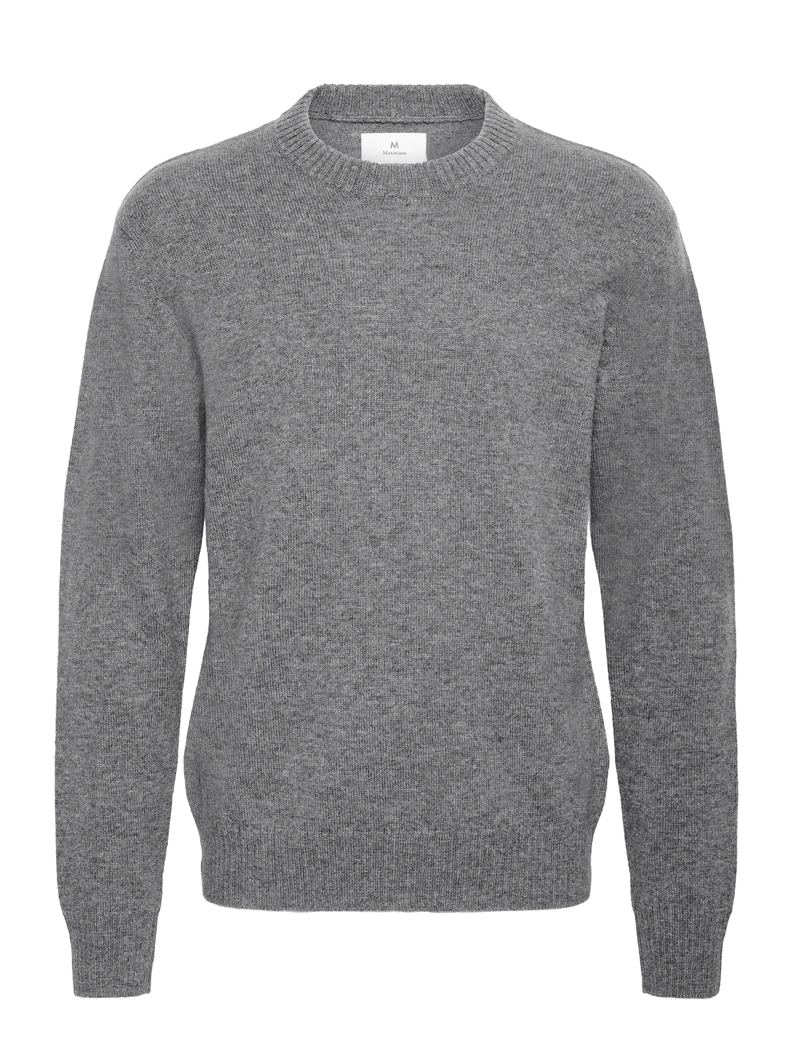 Matinique MAmaxwell 73 - Rundhals - MEDIUM GREY MELANGE / grey