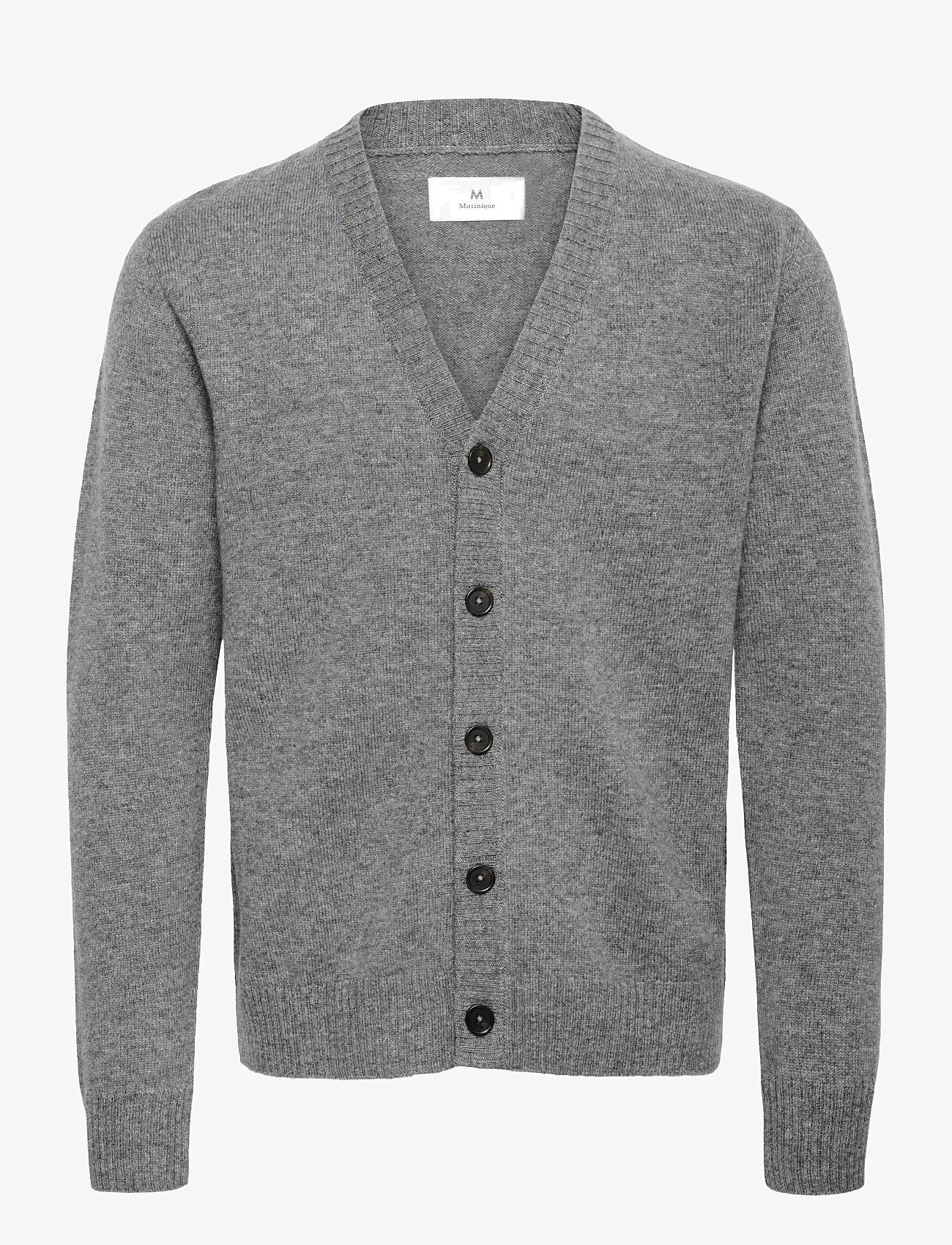 Matinique - MAalpin 73 - cardigans - medium grey melange - 1