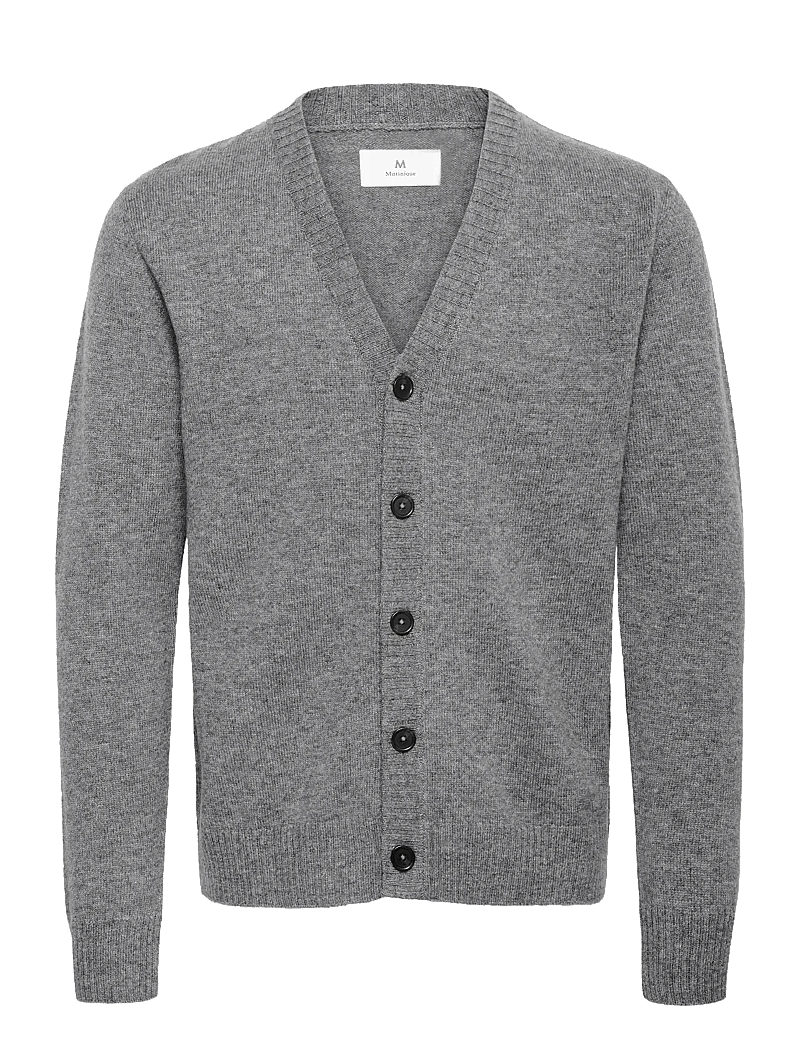 Matinique - MAalpin 73 - cardigans - medium grey melange - 1