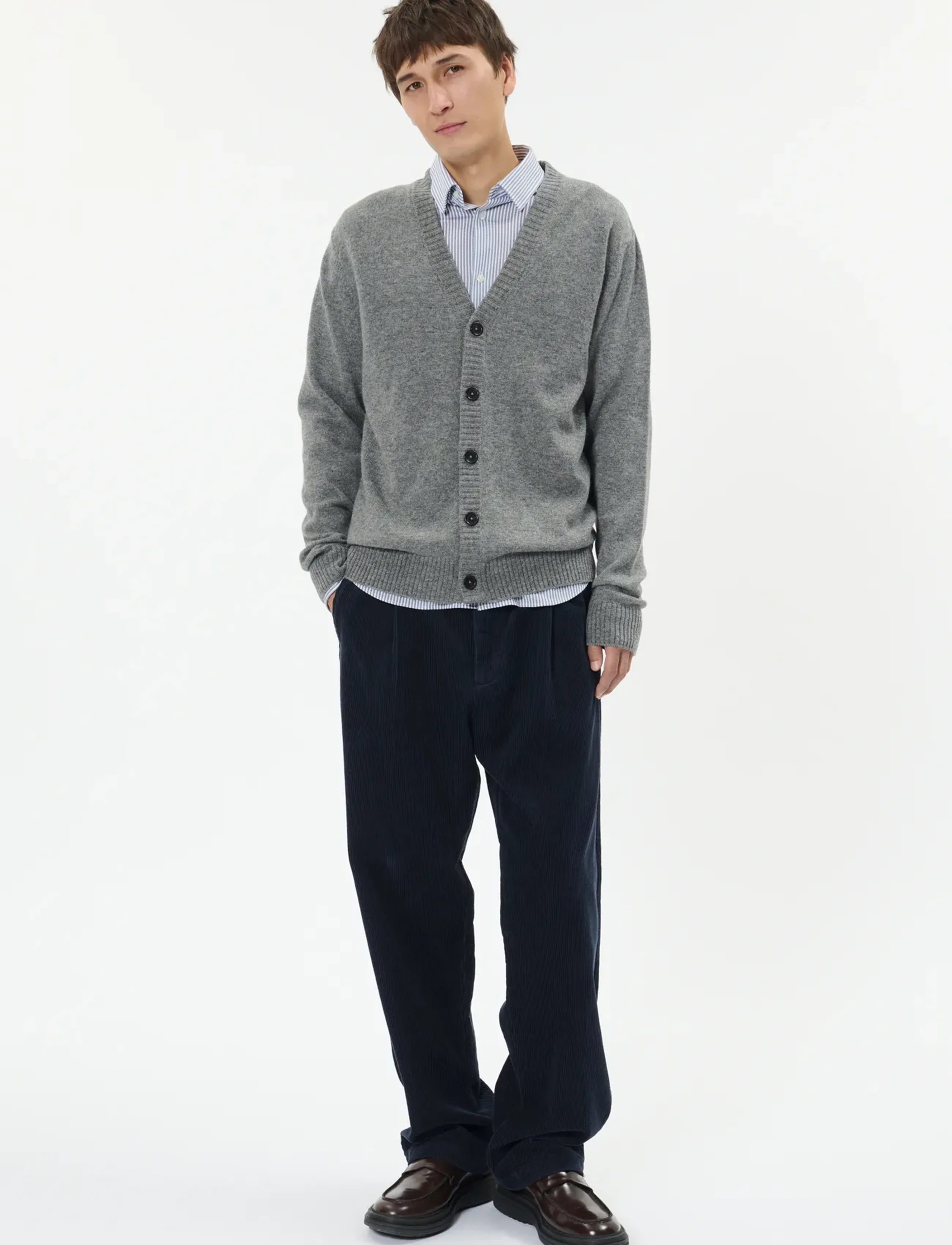 Matinique - MAalpin 73 - cardigans - medium grey melange - 2