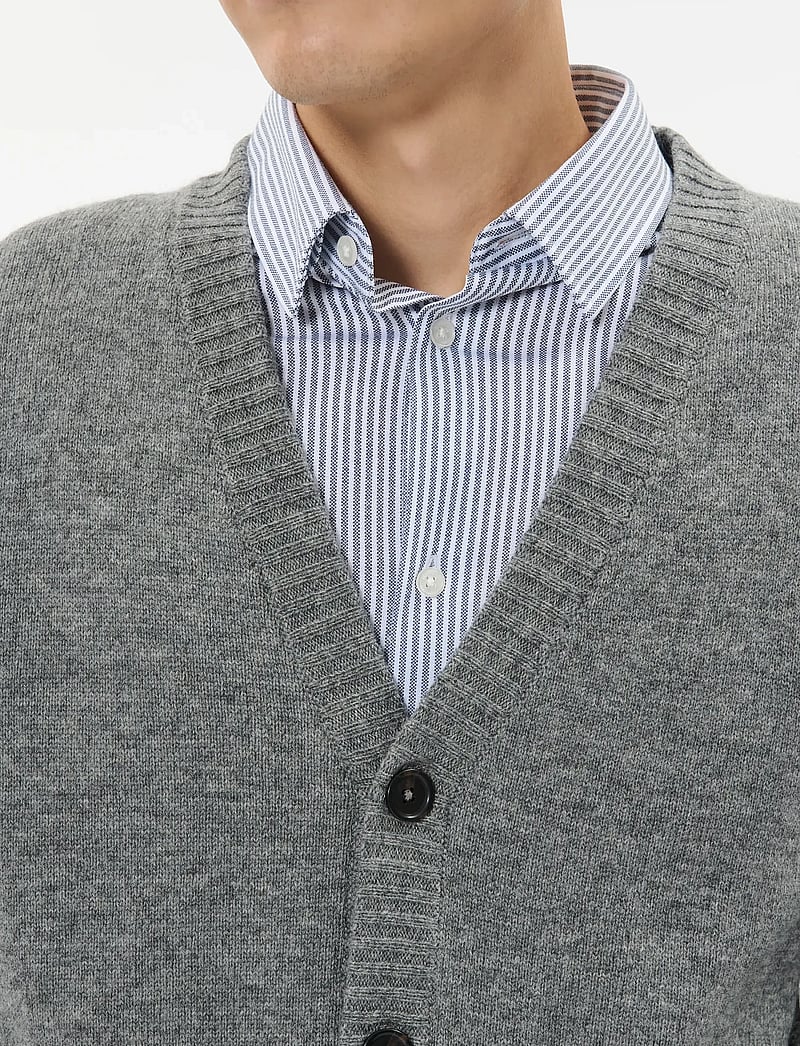 Matinique - MAalpin 73 - cardigans - medium grey melange - 4