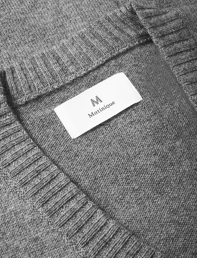 Matinique - MAalpin 73 - cardigans - medium grey melange - 5