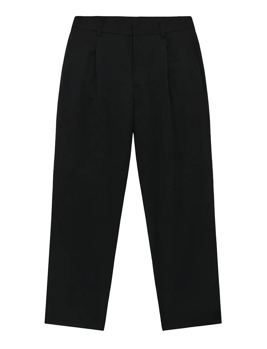 Matinique - MAchino Pleat Pant - freizeithosen - black - 1