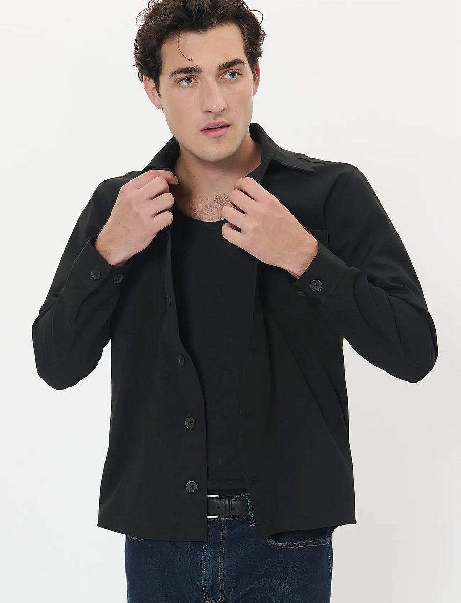 Matinique - MApelton N - casual hemden - black - 0