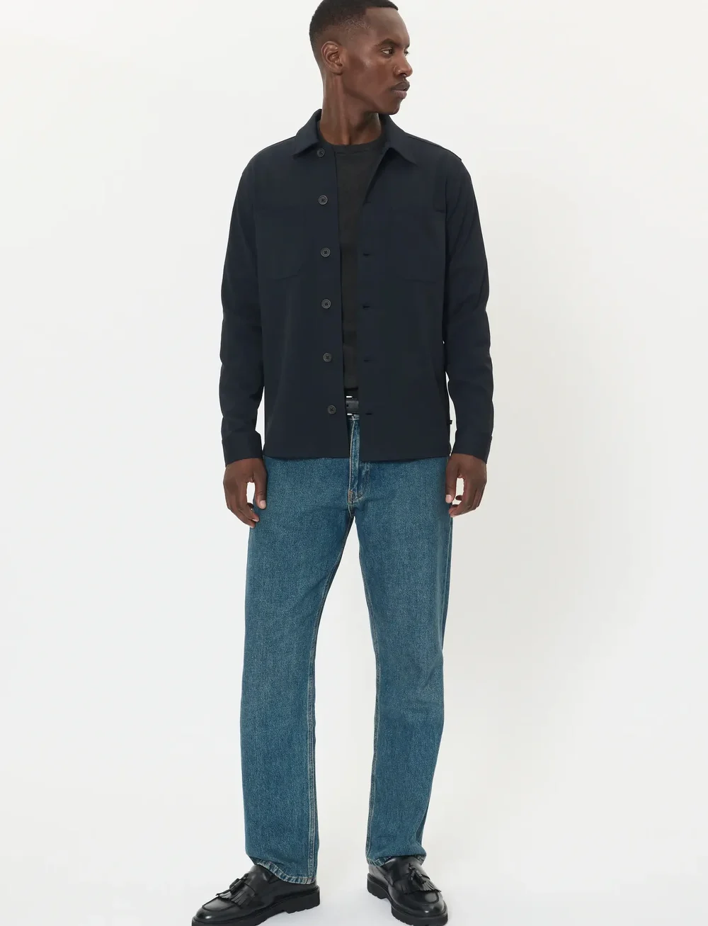 Matinique - MApelton N - casual skjortor - deep navy - 2